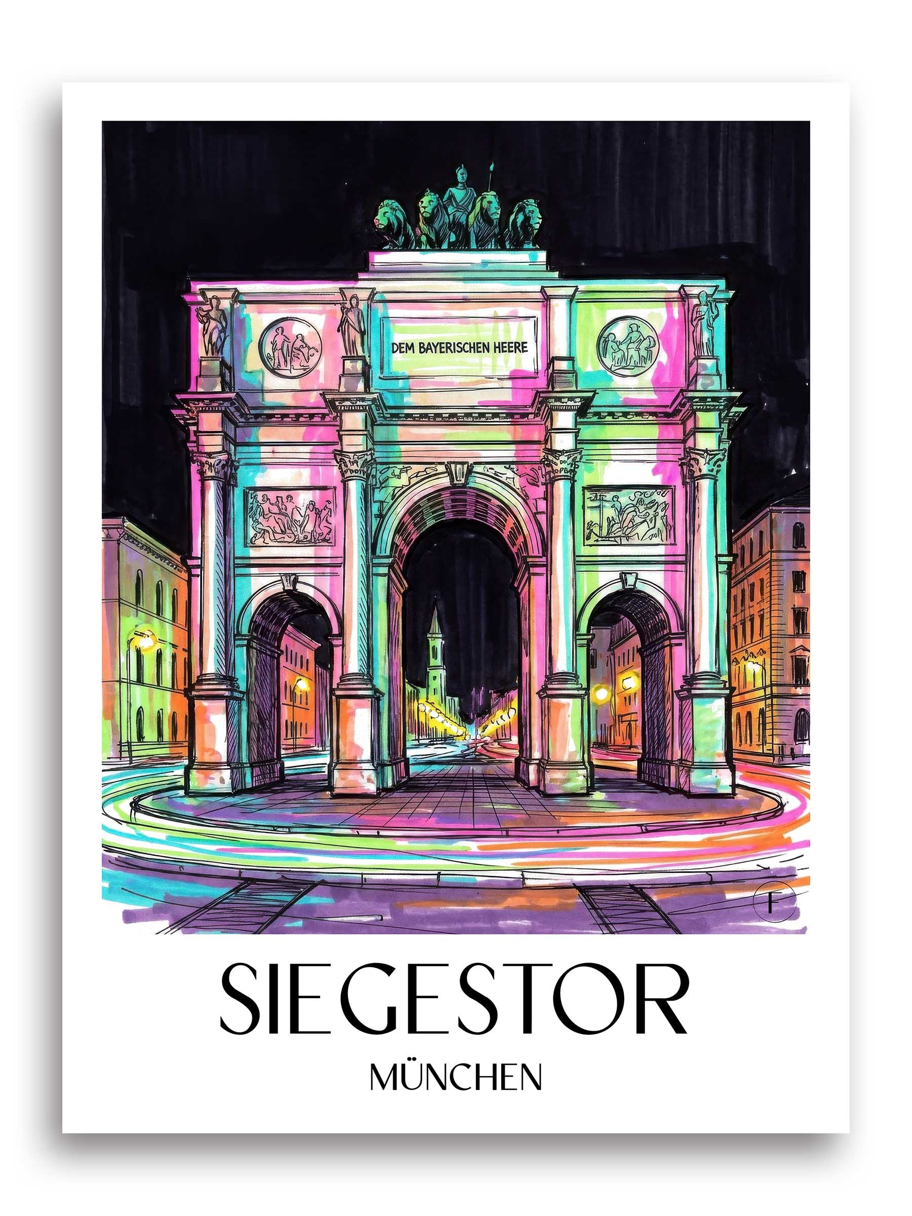 siegestor-münchen-deutschland-poster-graffiti