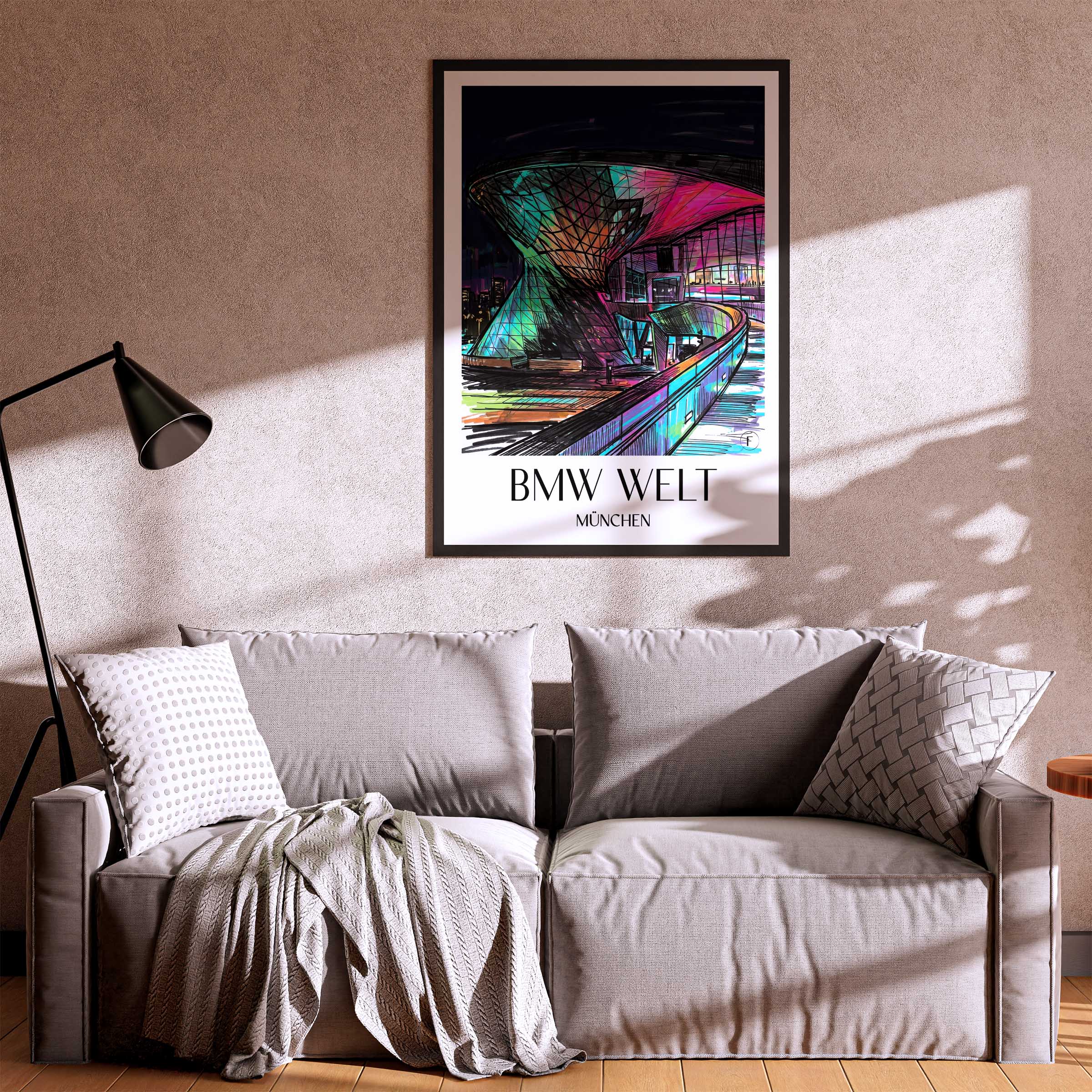bmw-welt-münchen-deutschland-poster-graffiti