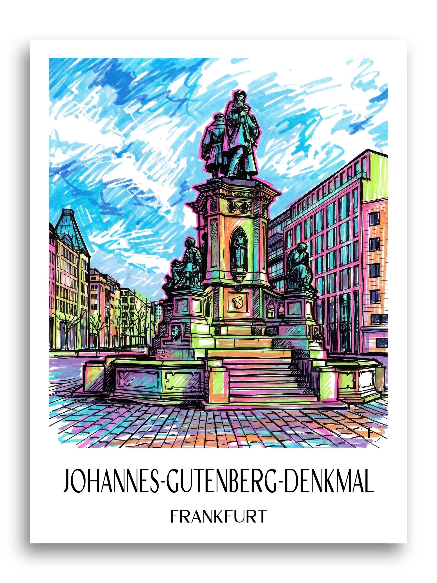 johannes-gutenberg-denkmal-frankfurt--deutschland-poster-graffiti