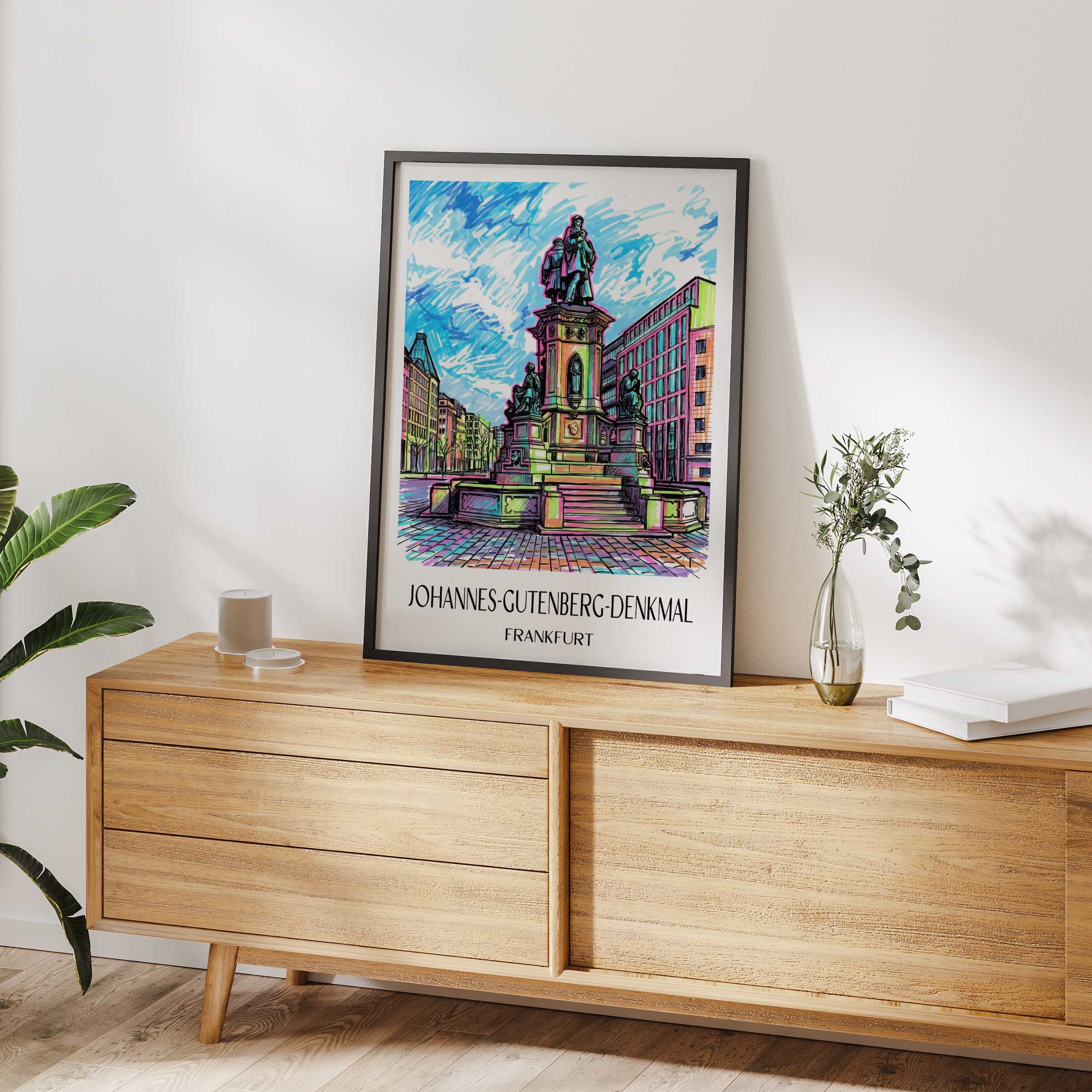 johannes-gutenberg-denkmal-frankfurt--deutschland-poster-graffiti