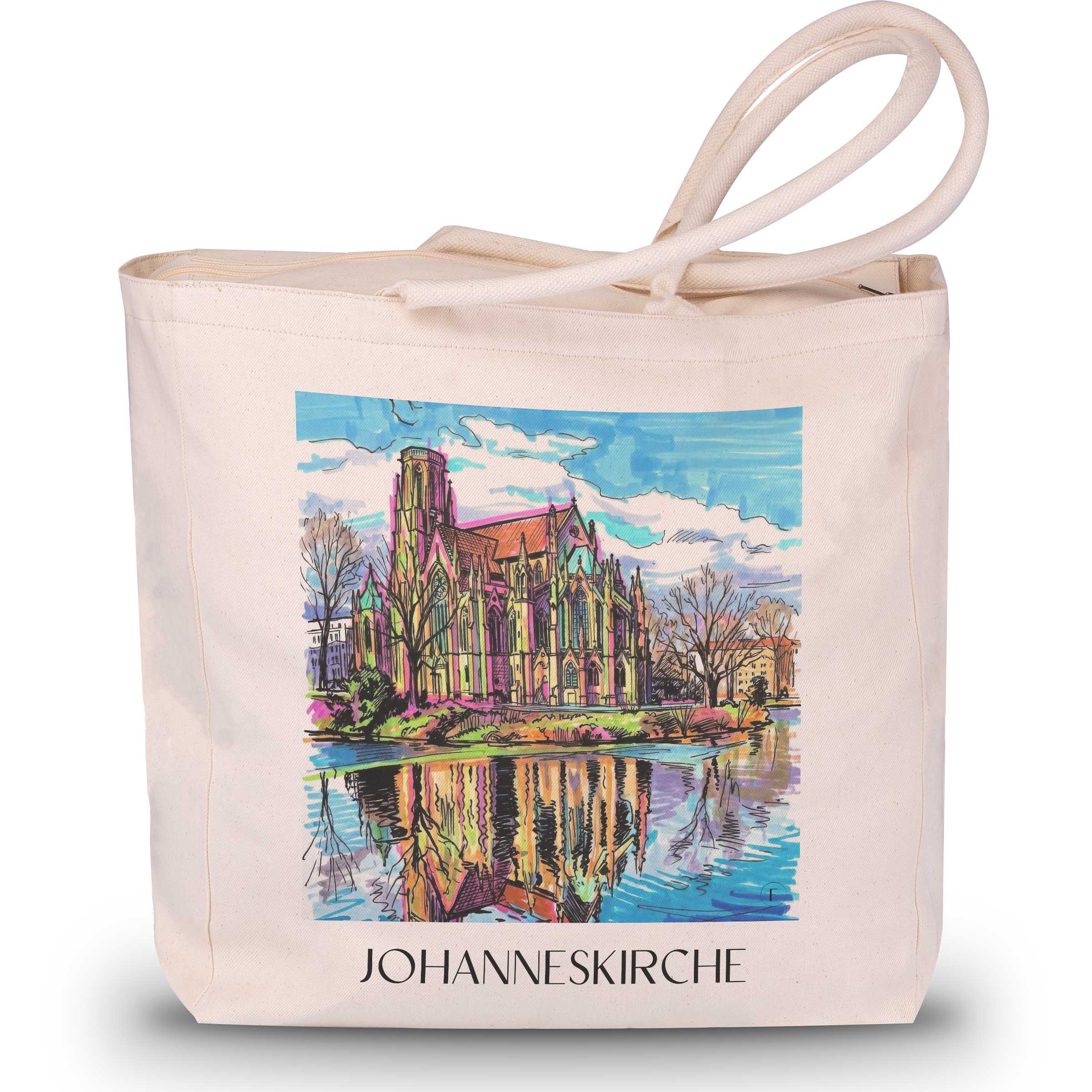 johanneskirche-stuttgart-deutschland-einkaufstasche-graffiti