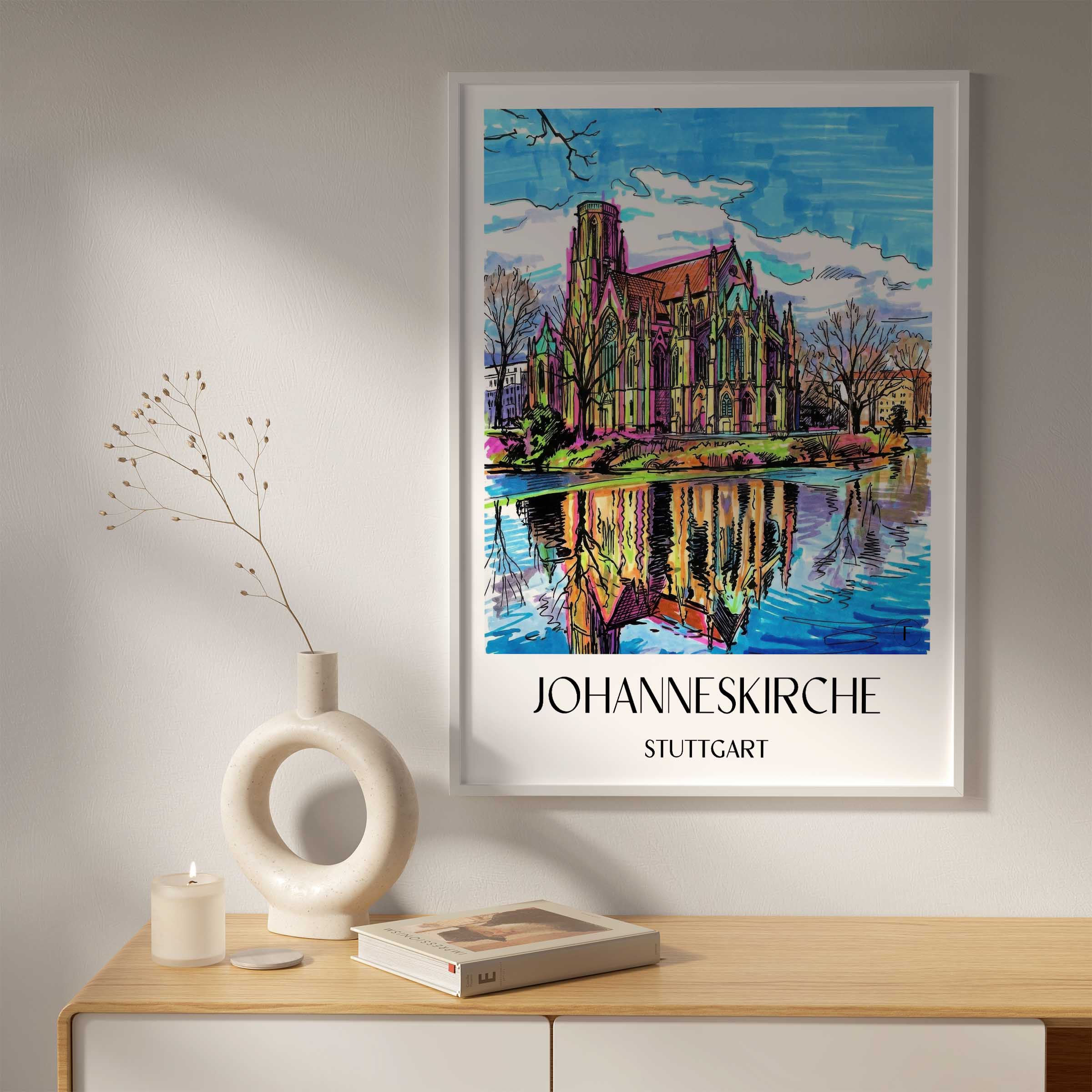 johanneskirche-stuttgart-deutschland-poster-graffiti