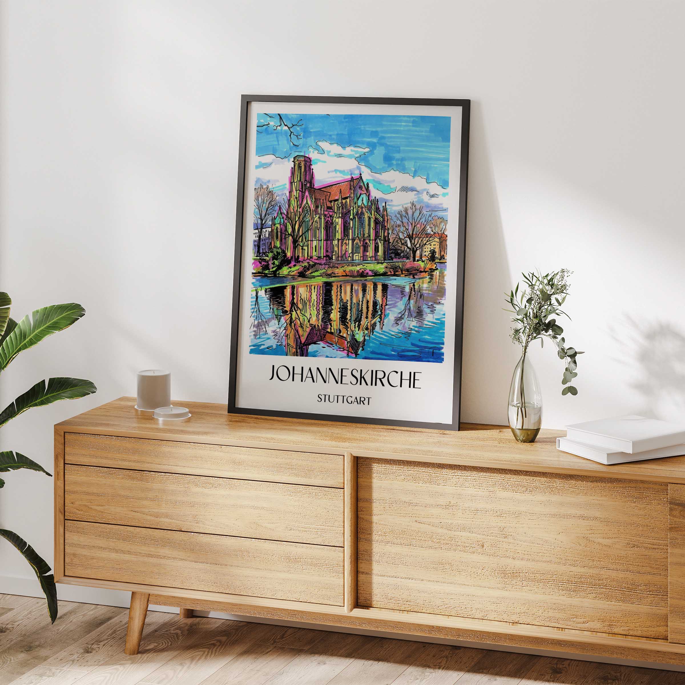 johanneskirche-stuttgart-deutschland-poster-graffiti
