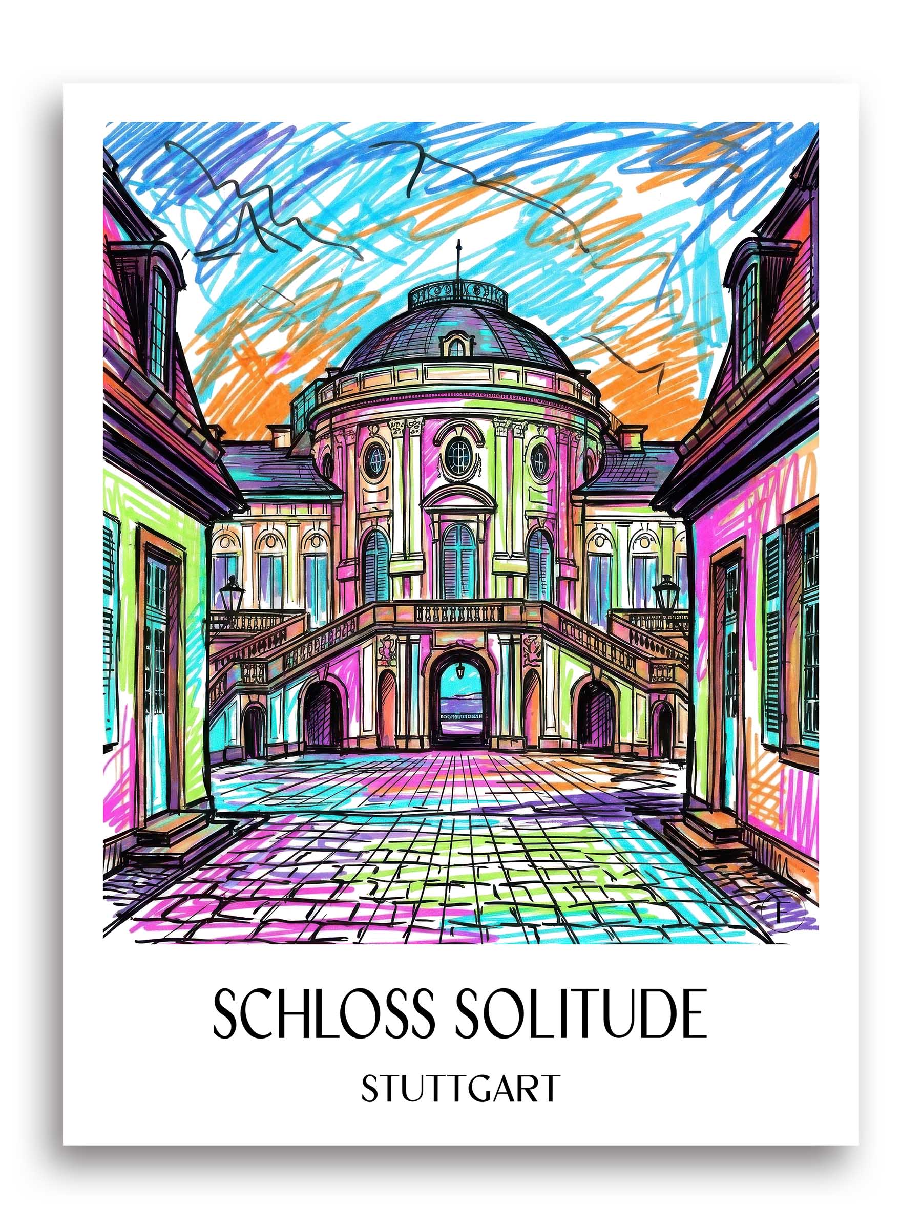 schloss-solitude-stuttgart-deutschland-poster-graffiti