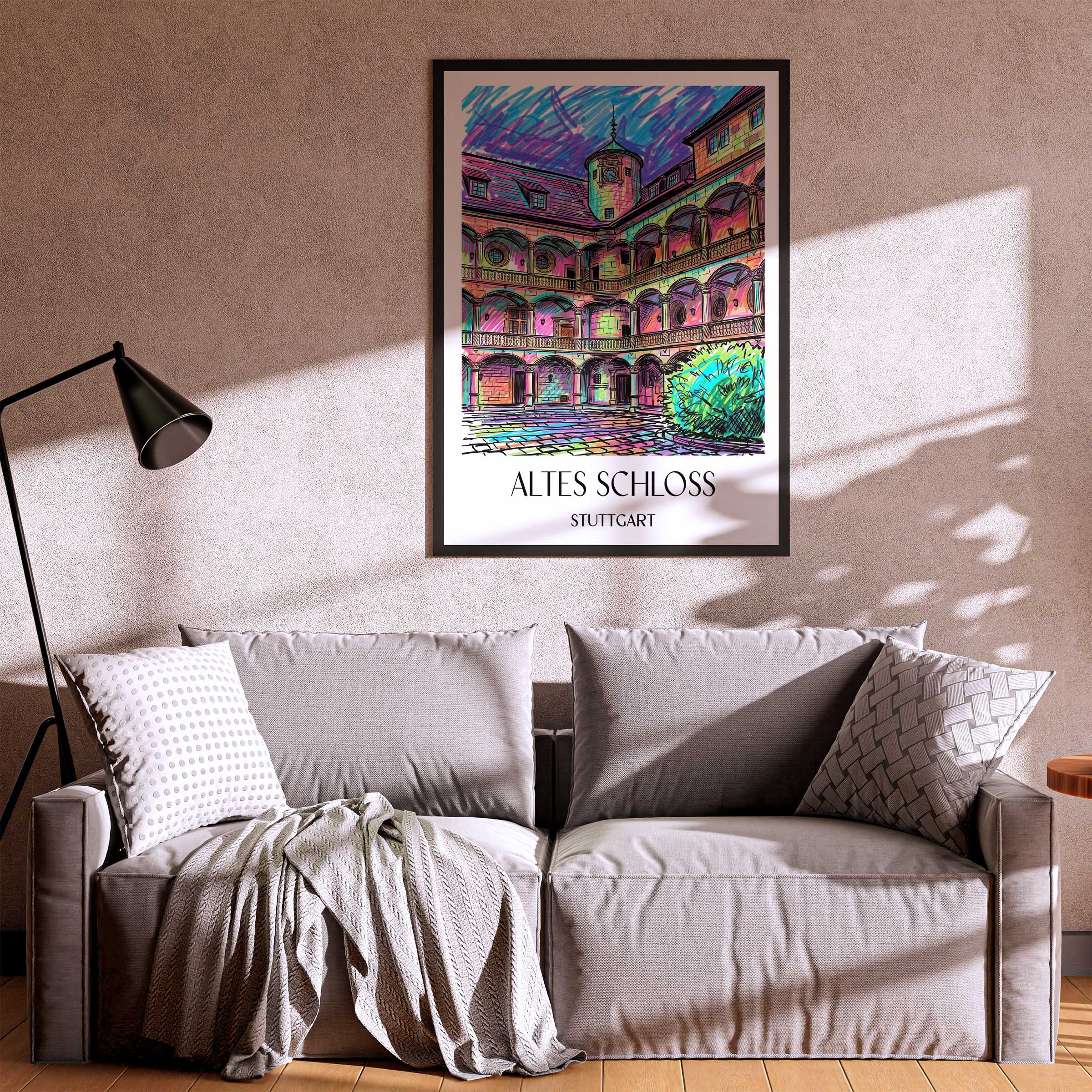 altes-schloss-stuttgart-deutschland-poster-graffiti