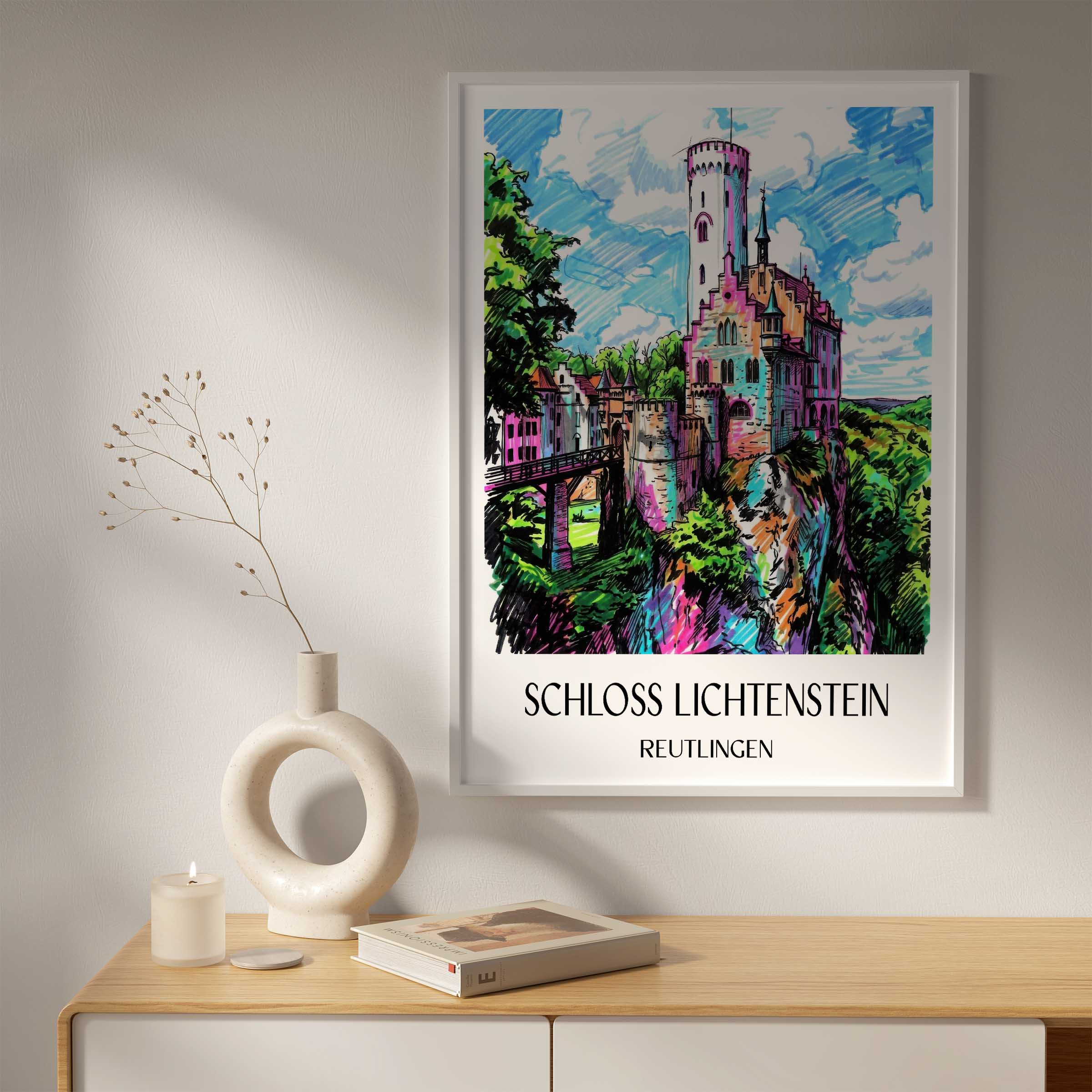 schloss-lichtenstein-reutlingen-deutschland-poster-graffiti