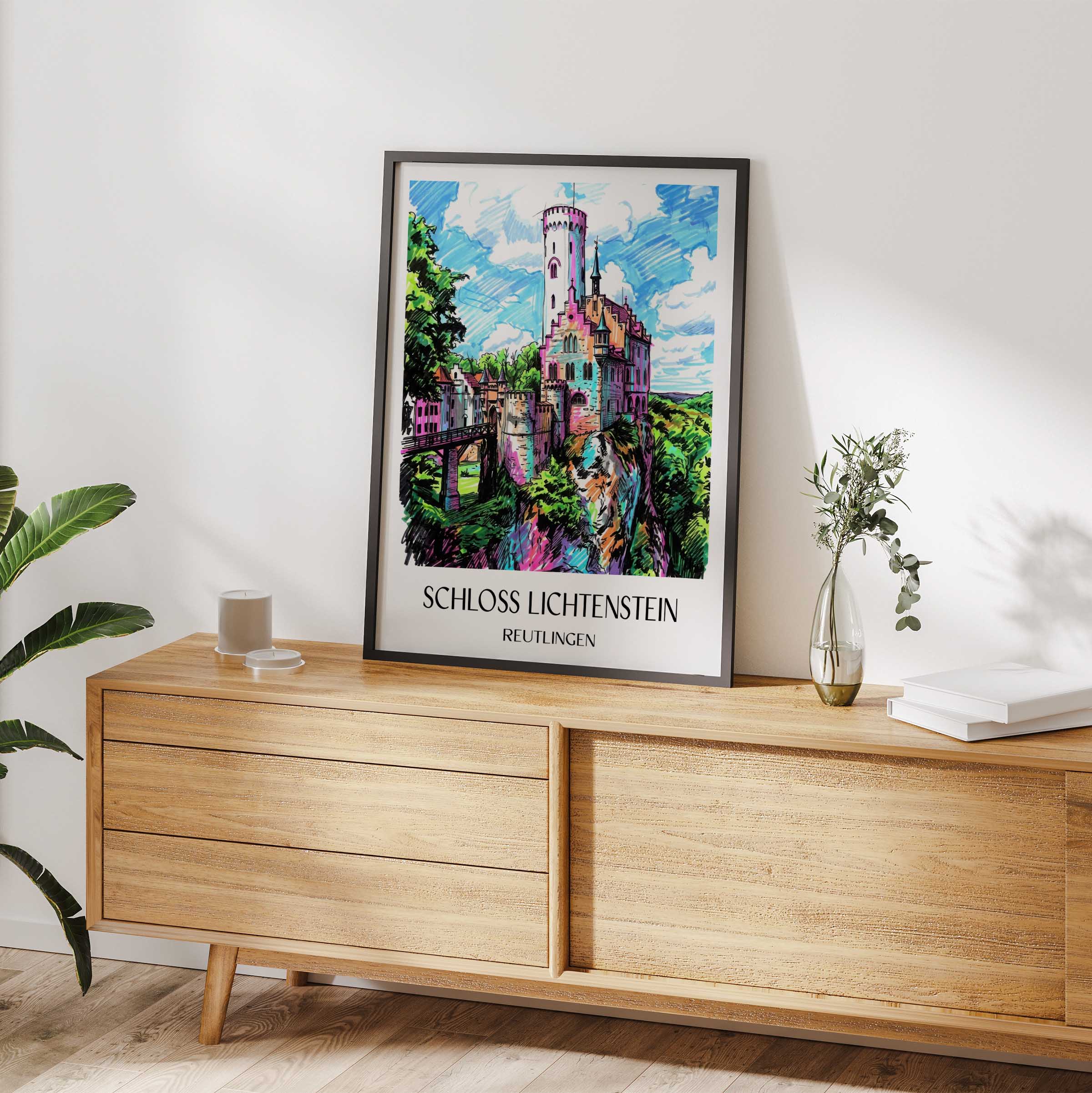 schloss-lichtenstein-reutlingen-deutschland-poster-graffiti