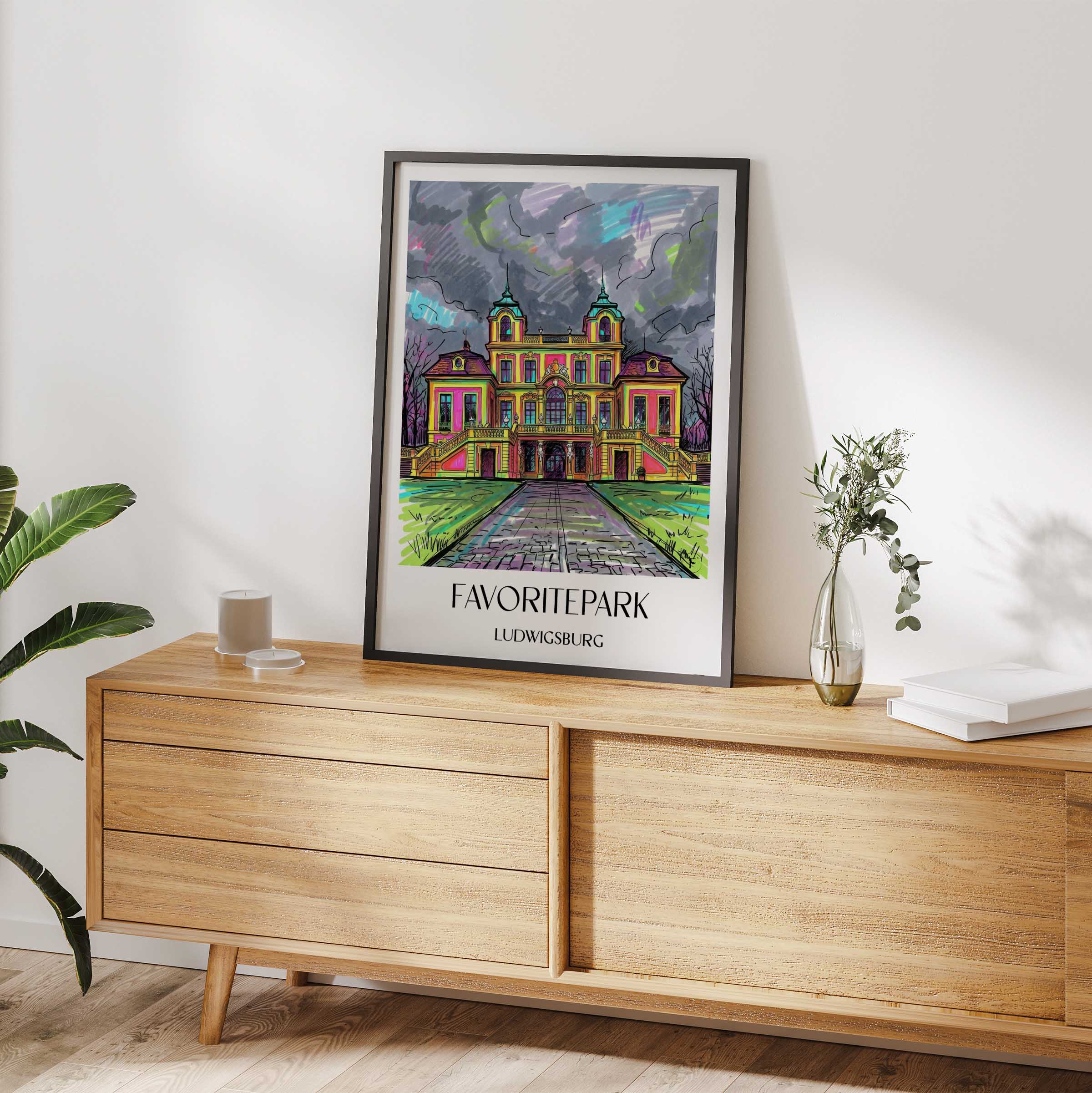 favoritepark-ludwigsburg-deutschland-poster-graffiti