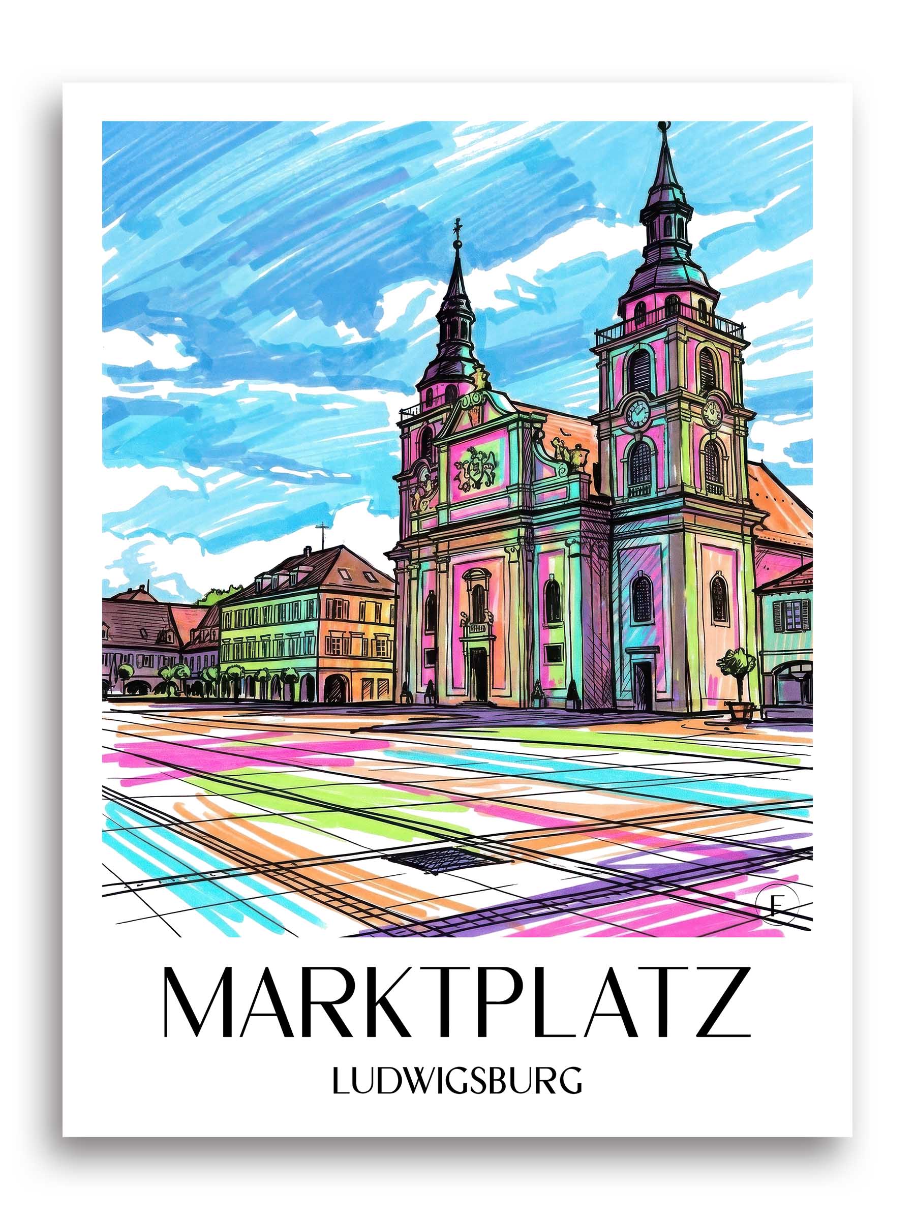 marktplatz-ludwigsburg-deutschland-poster-graffiti