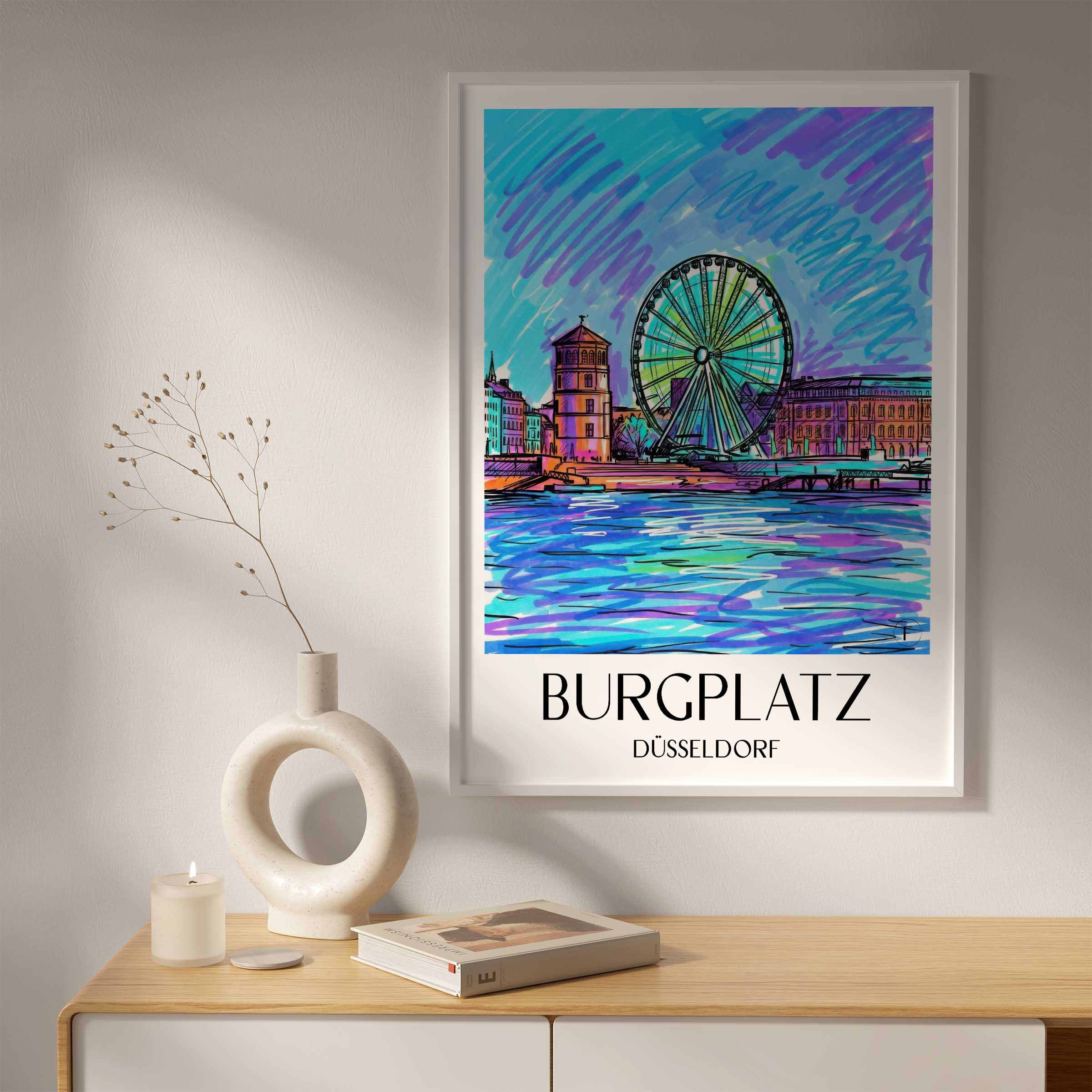 burgplatz-düsseldorf-deutschland-poster-graffiti