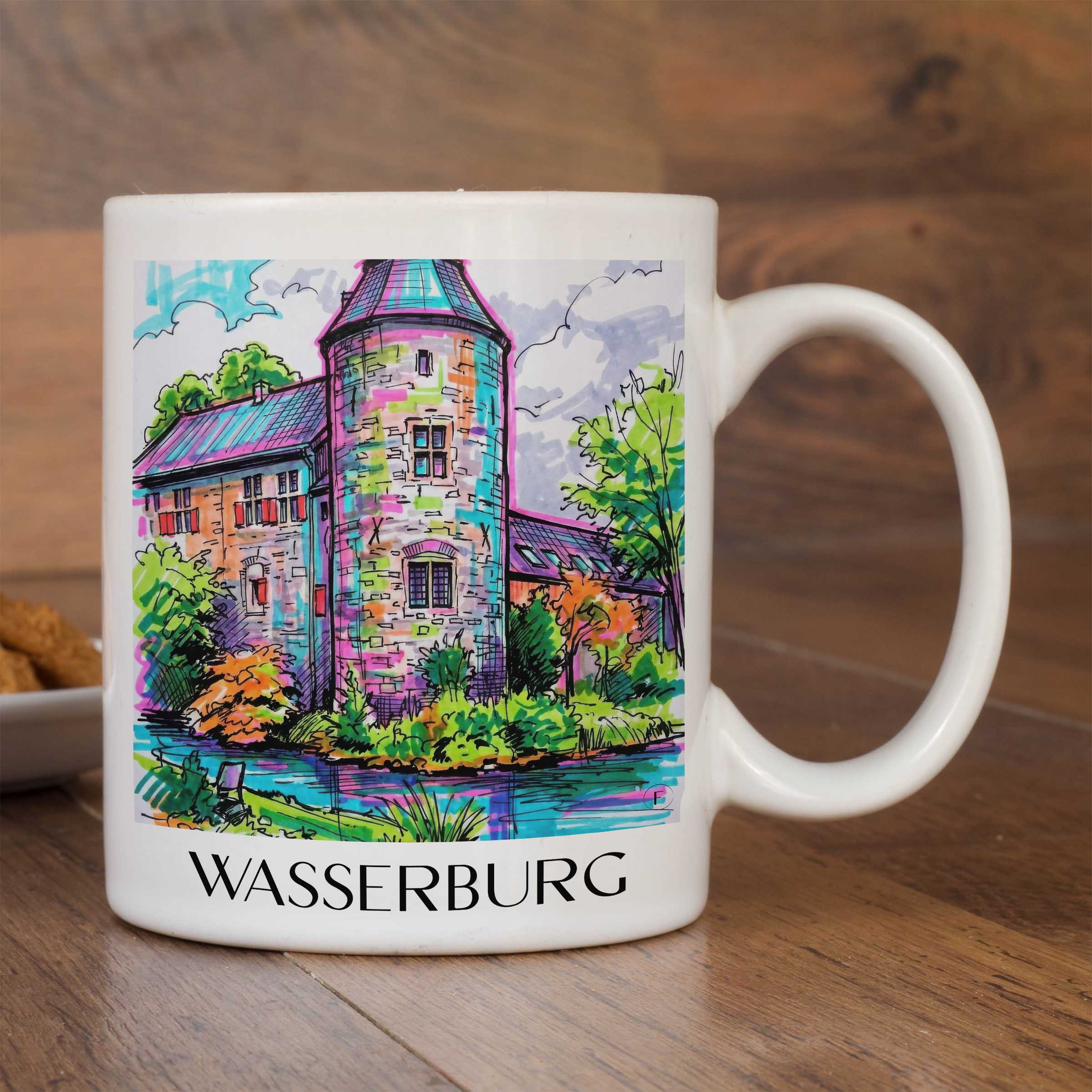 wasserburg--ratingen-deutschland-kaffeebecher-graffiti