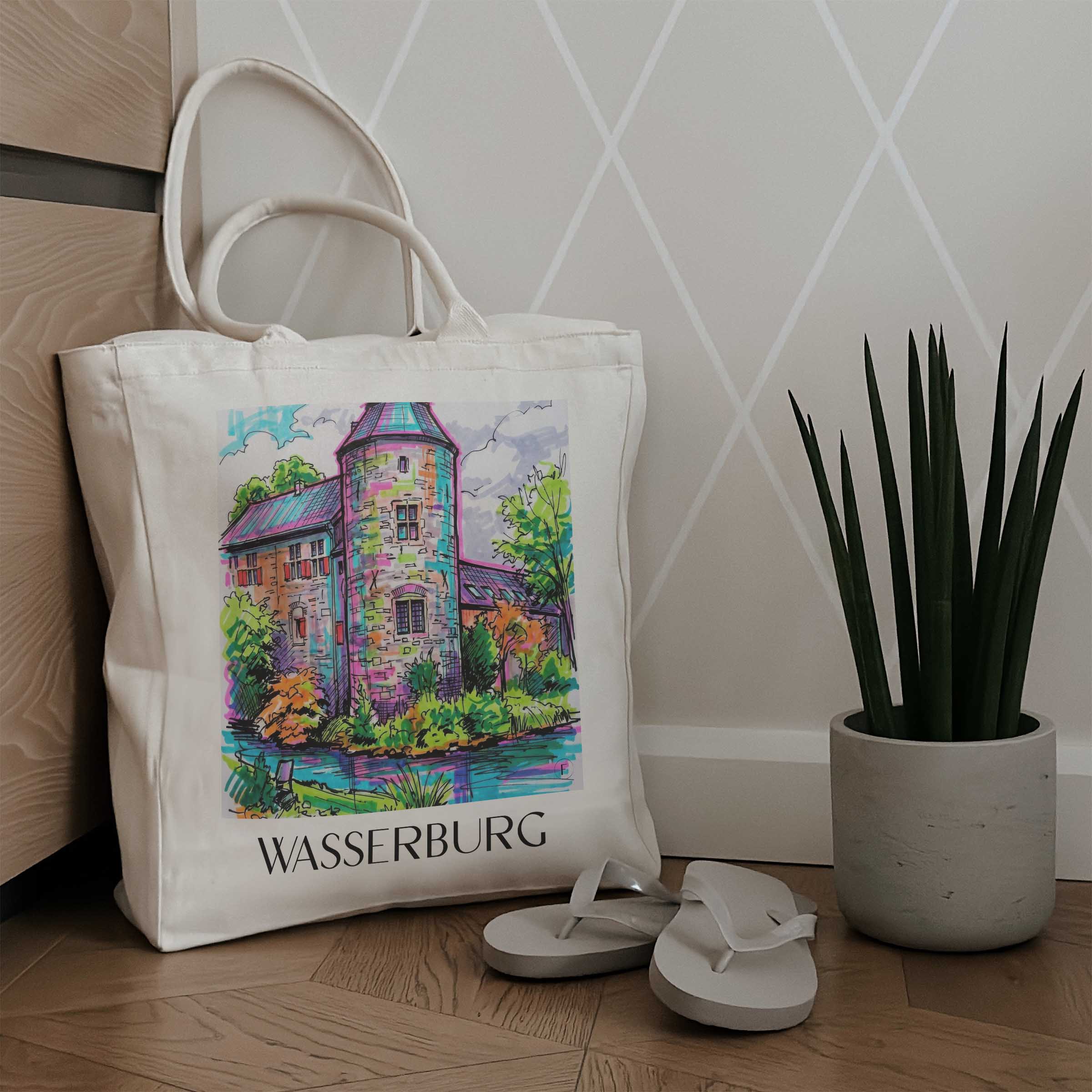 wasserburg--ratingen-deutschland-einkaufstasche-graffiti