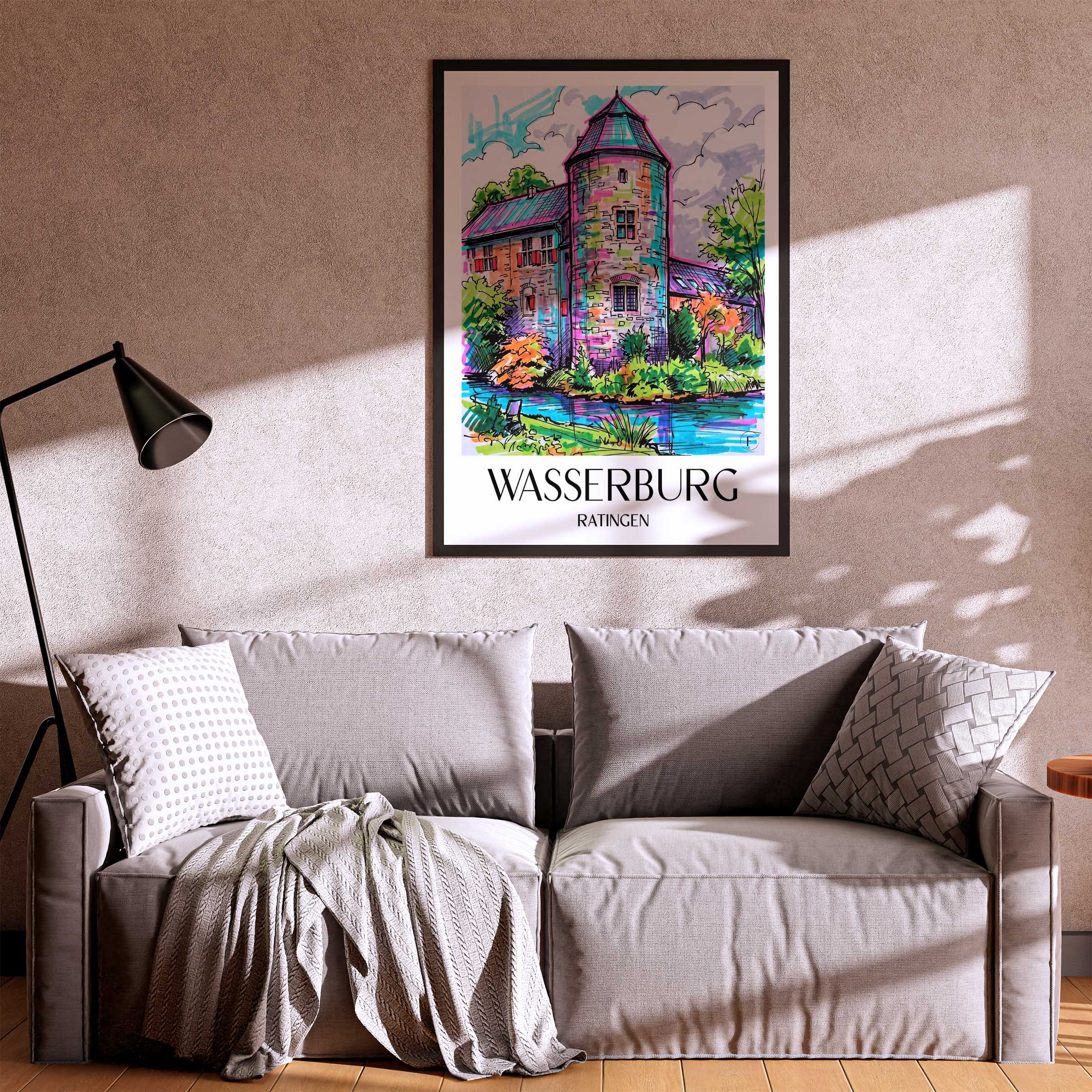 wasserburg--ratingen-deutschland-poster-graffiti