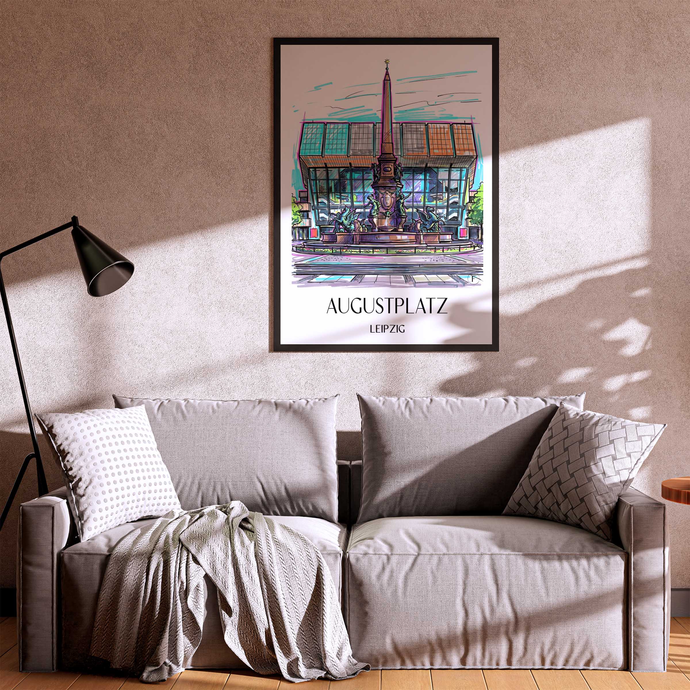 augustplatz-leipzig-deutschland-poster-graffiti