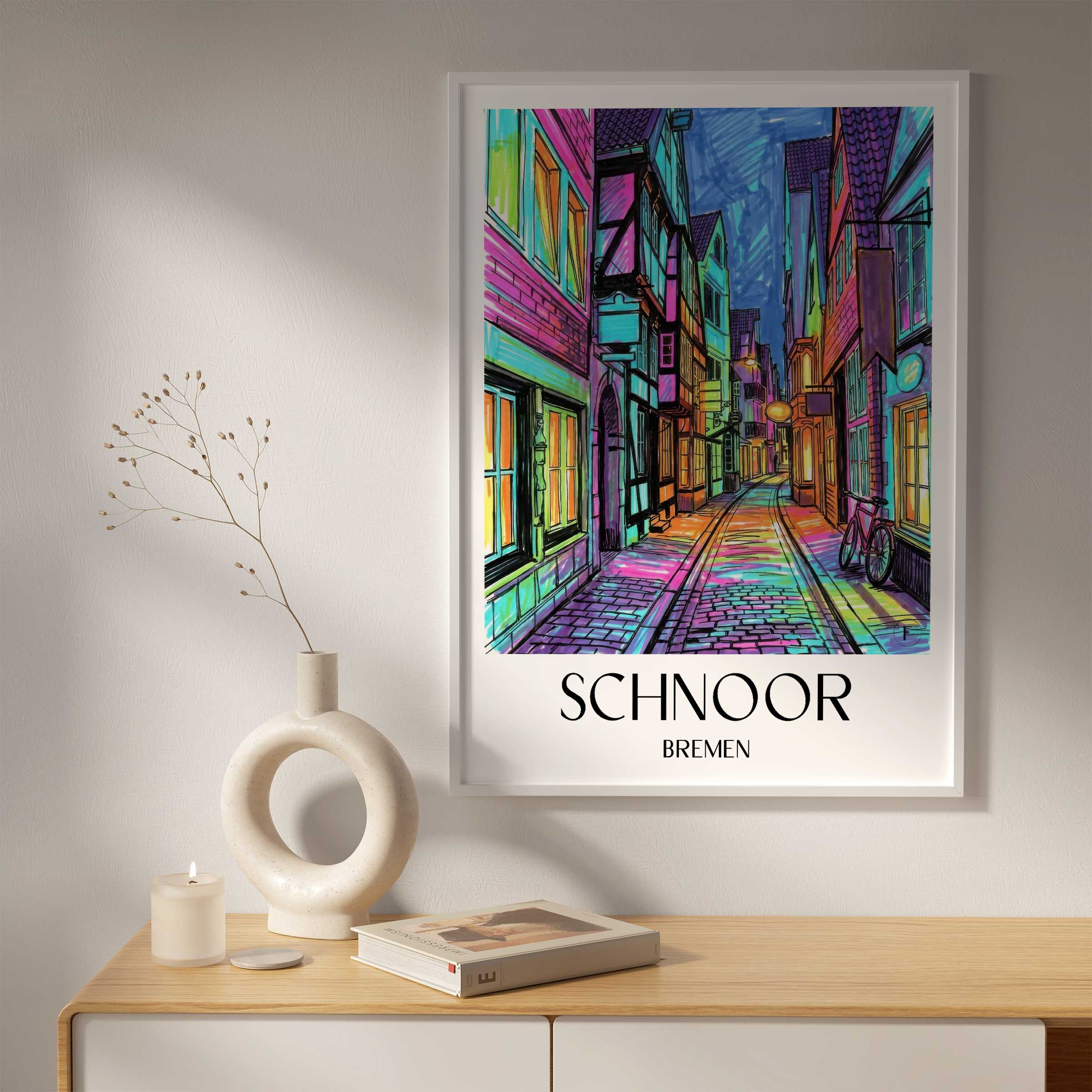 schnoor-bremen-deutschland-poster-graffiti