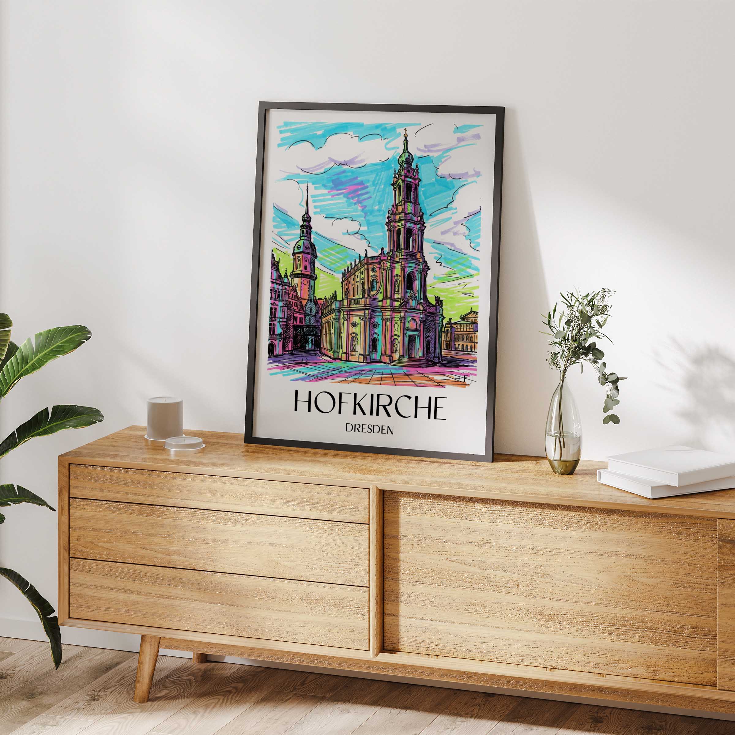 hofkirche-dresden-deutschland-poster-graffiti