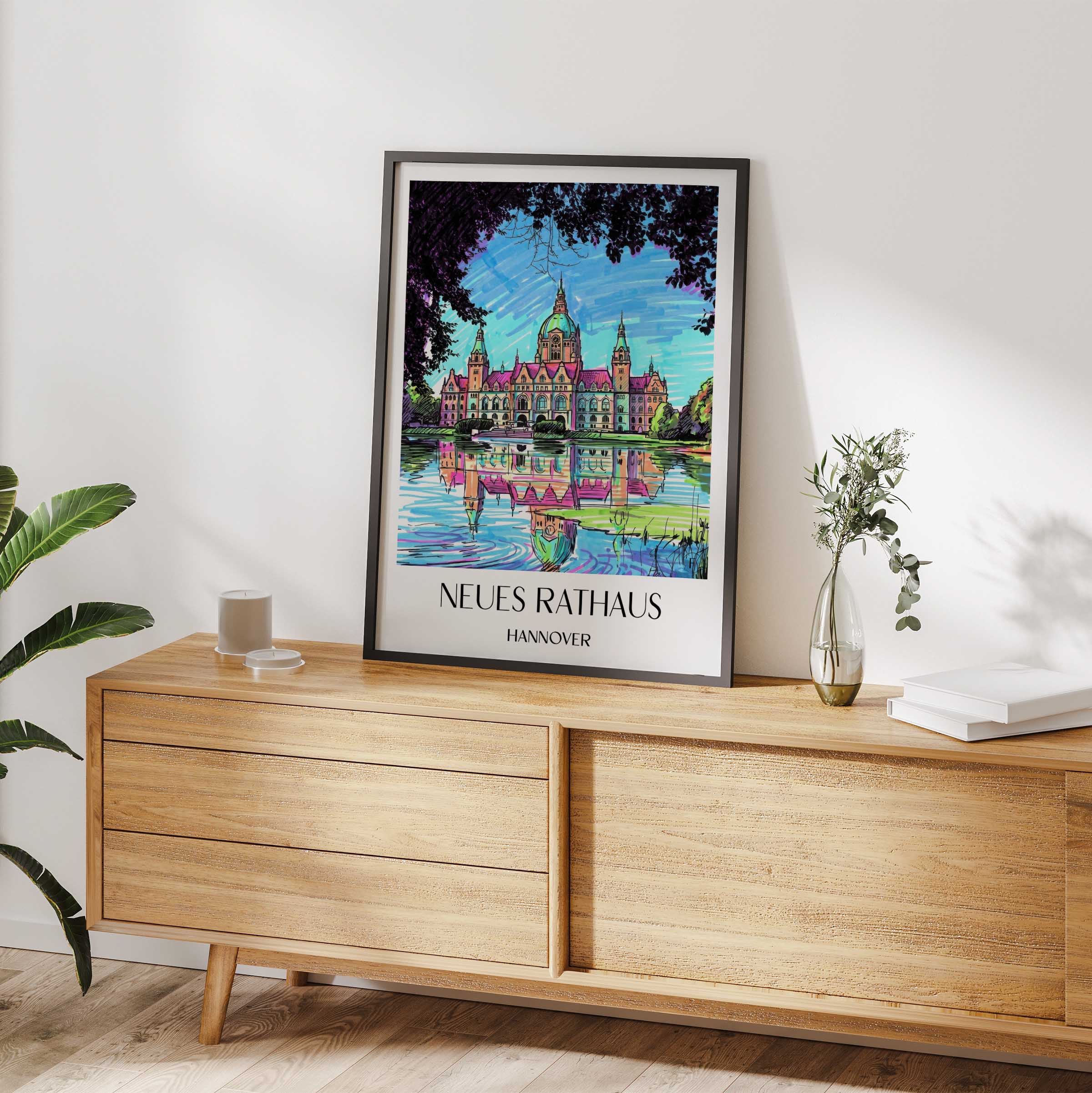 neues-rathaus-hannover-deutschland-poster-graffiti
