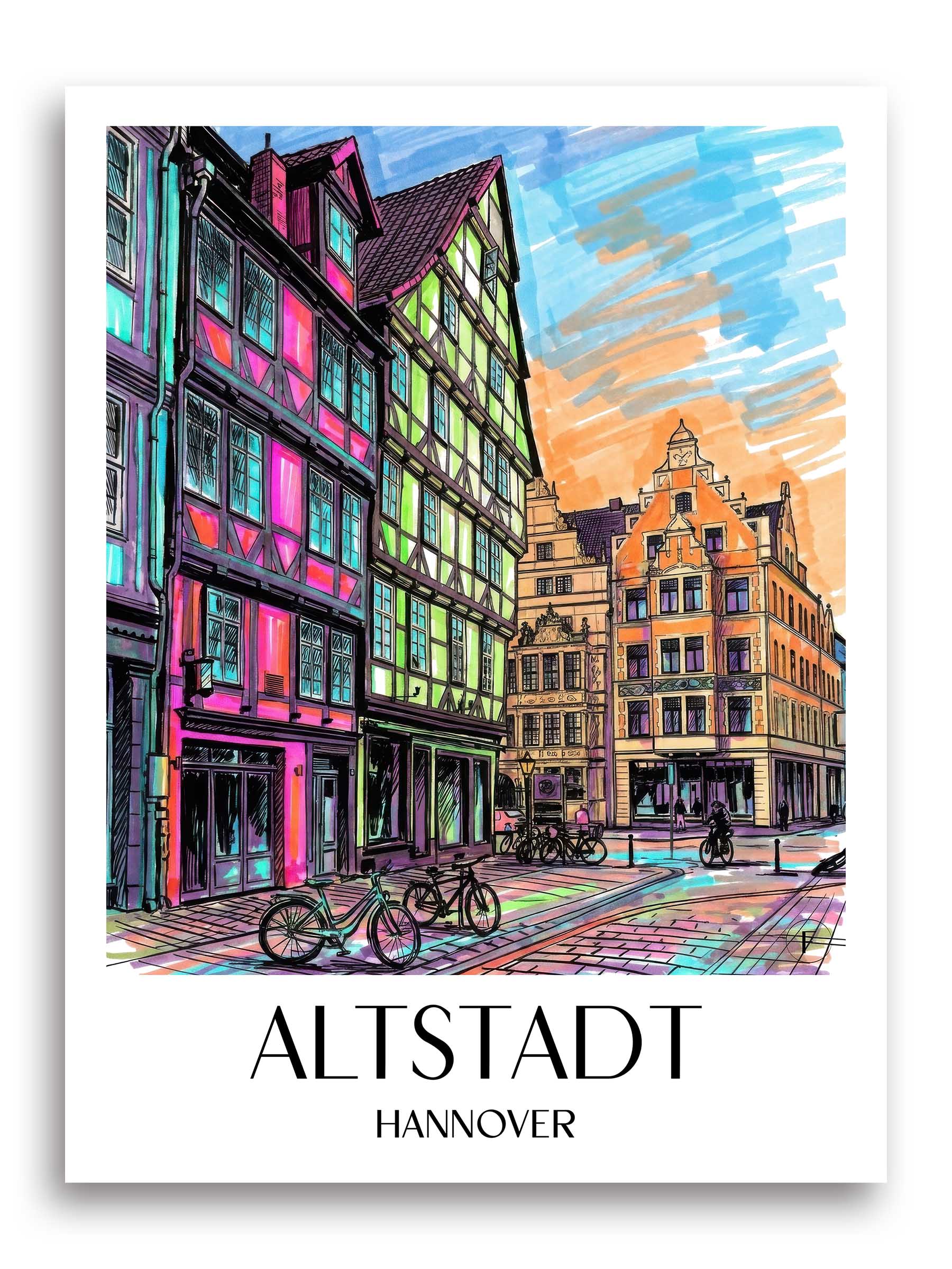altstadt-hannover-deutschland-poster-graffiti