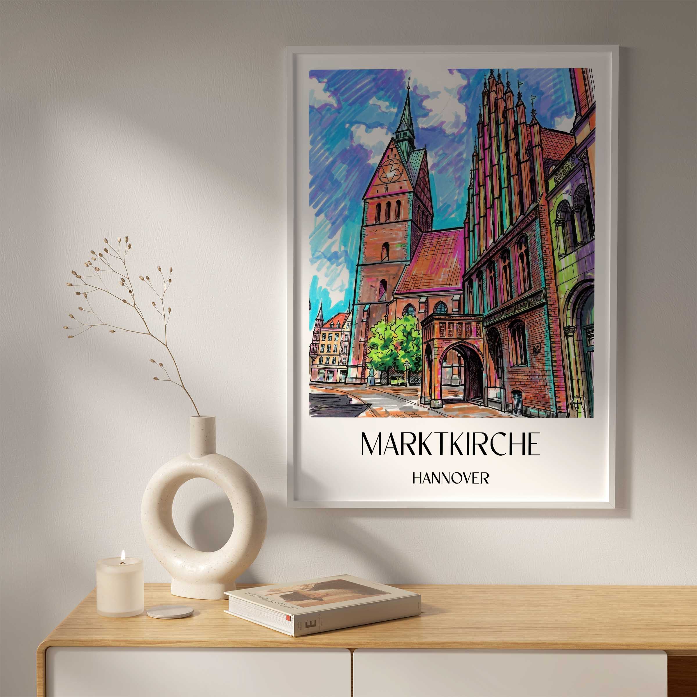 marktkirche-hannover-deutschland-poster-graffiti
