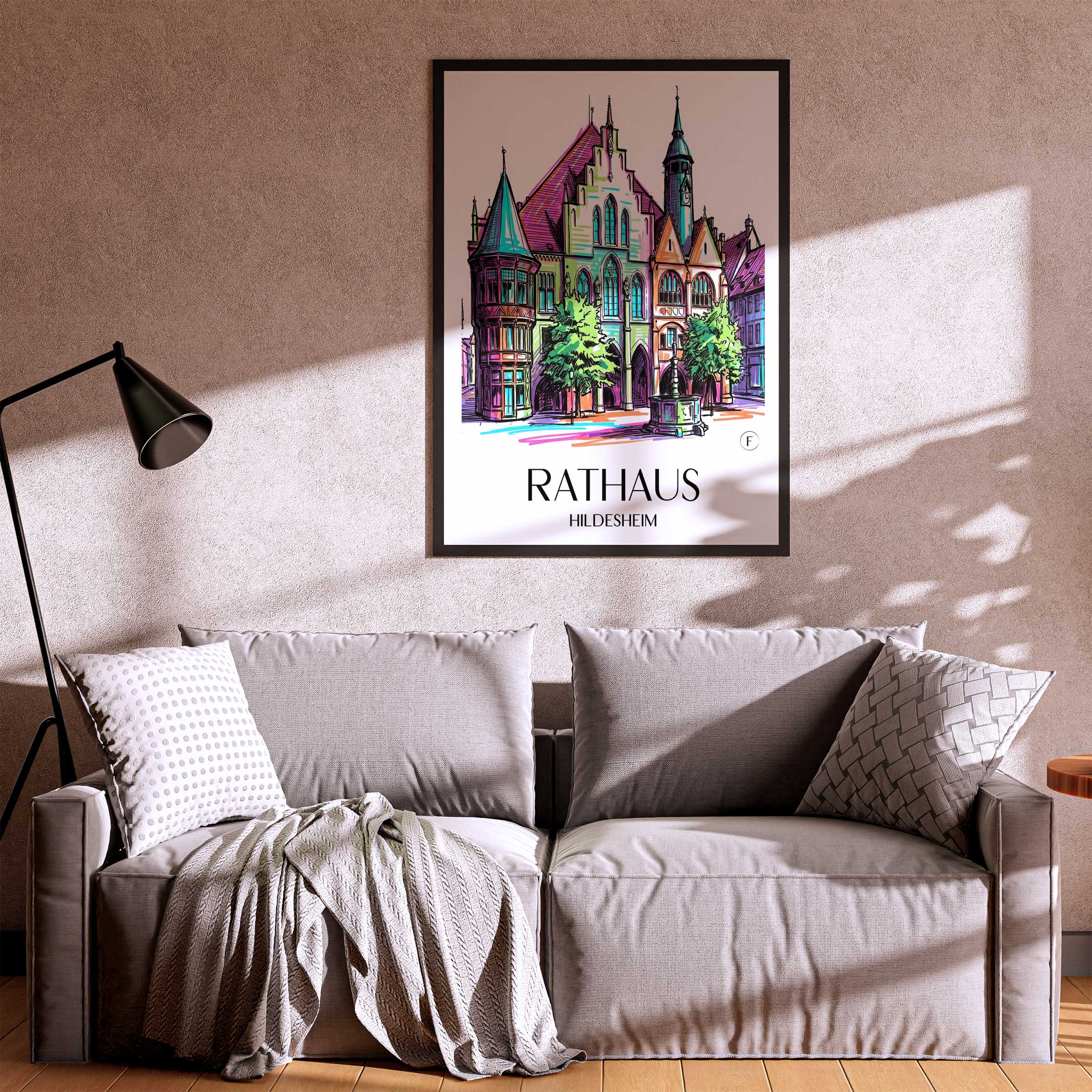 rathaus--hildesheim-deutschland-poster-graffiti