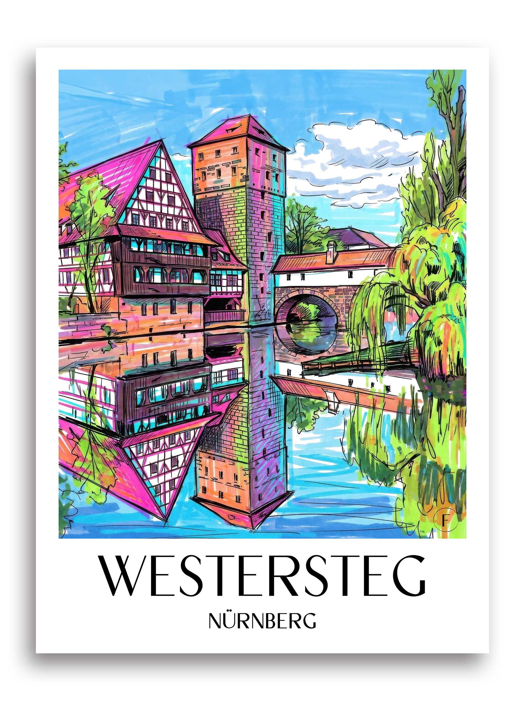 westersteg-nürnberg-deutschland-poster-graffiti