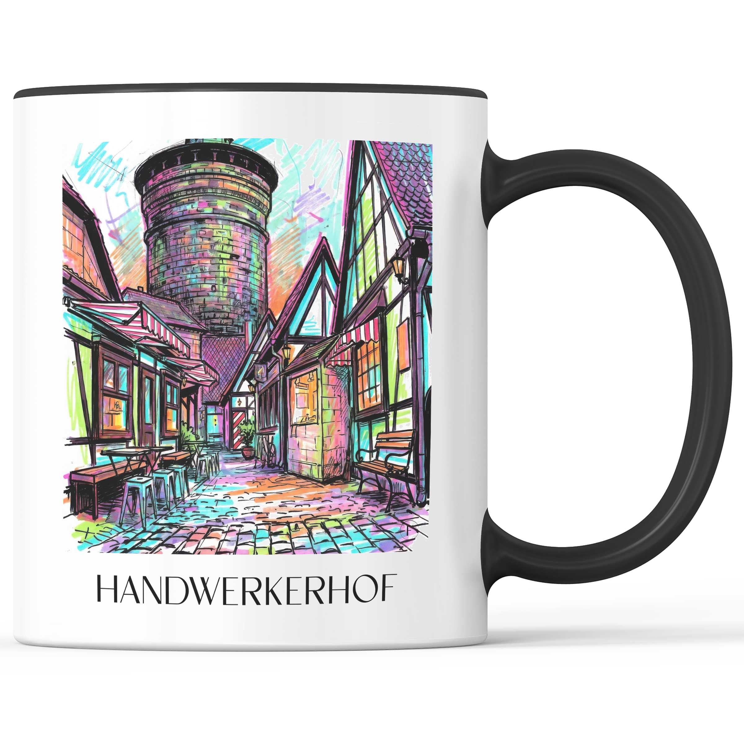 handwerkerhof-nürnberg-deutschland-kaffeebecher-graffiti