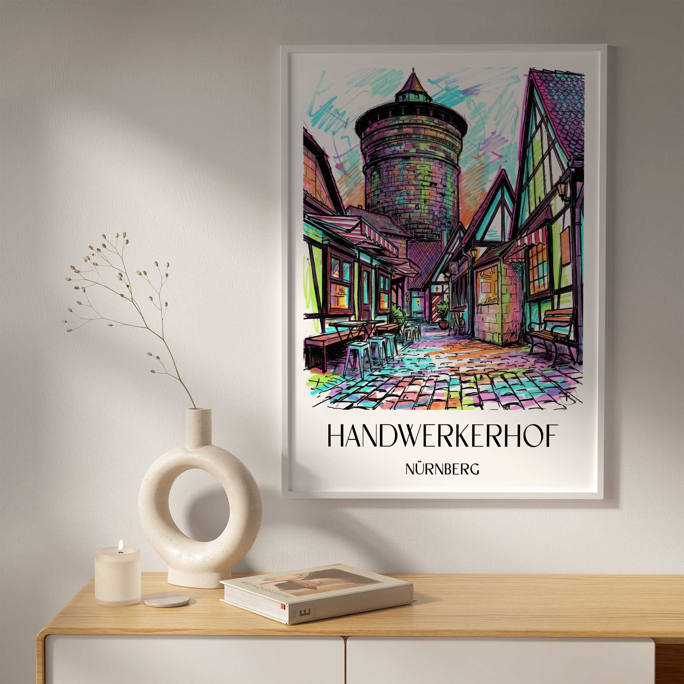 handwerkerhof-nürnberg-deutschland-poster-graffiti