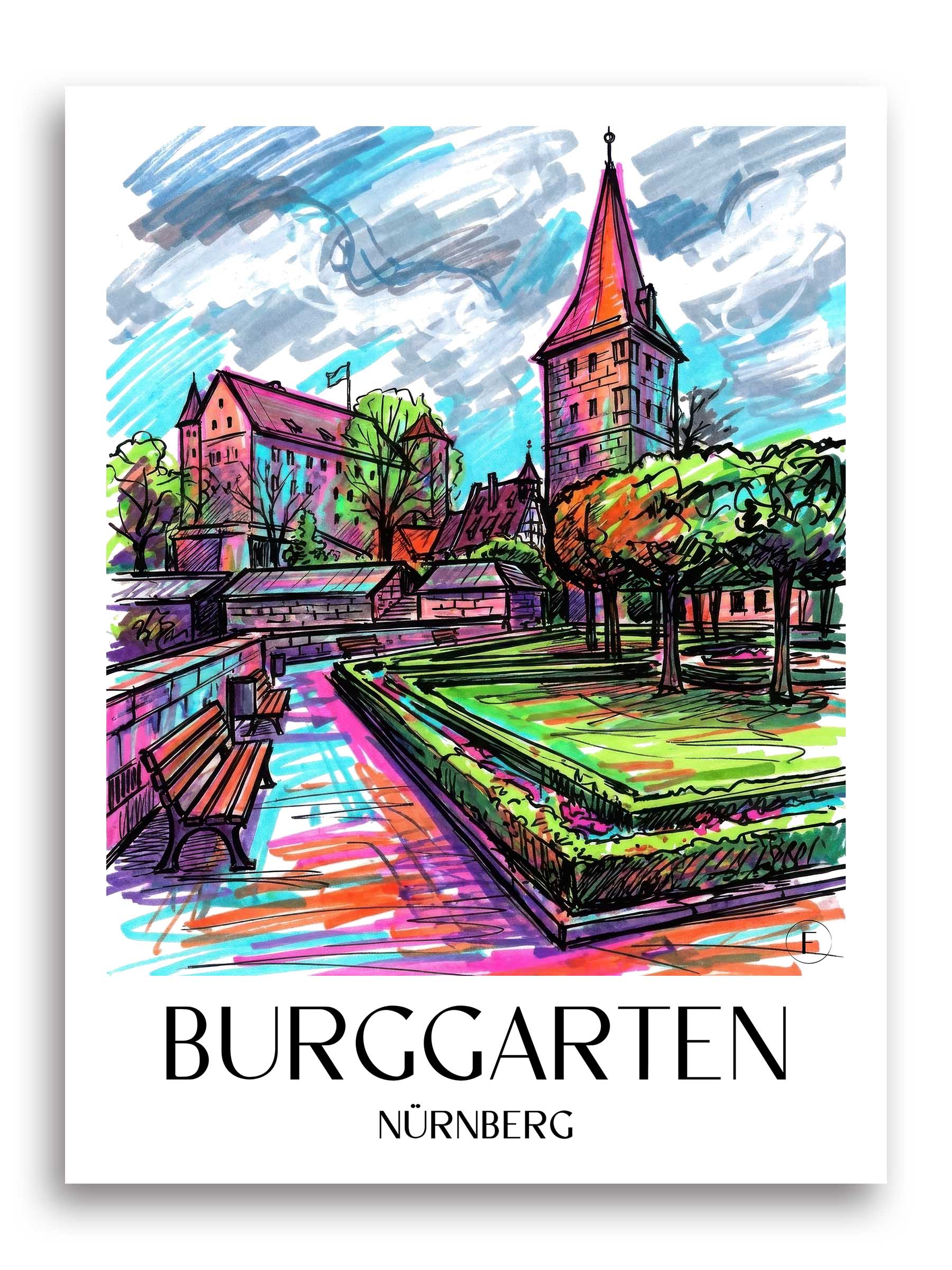 burggarten-nürnberg-deutschland-poster-graffiti