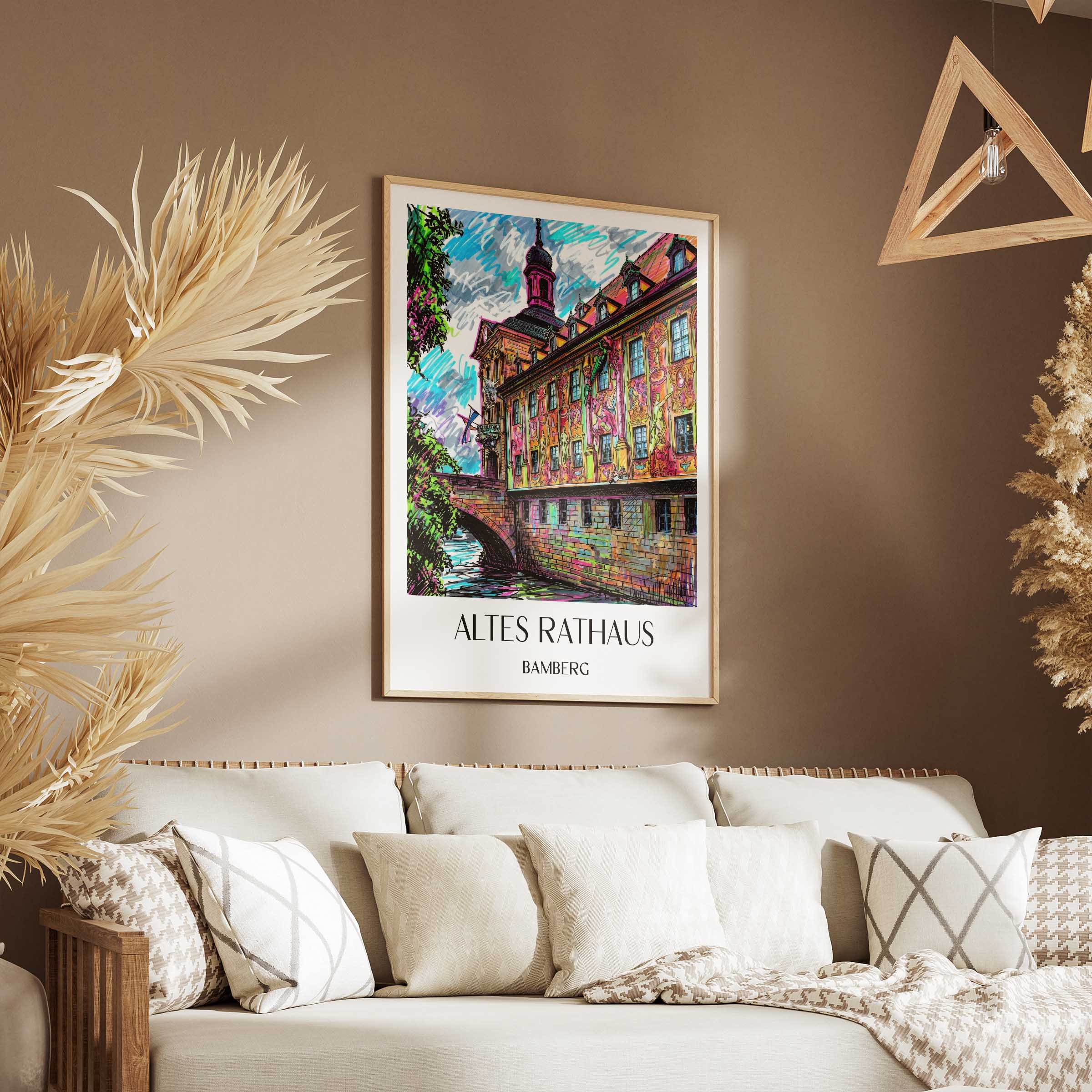 altes-rathaus-bamberg-deutschland-poster-graffiti