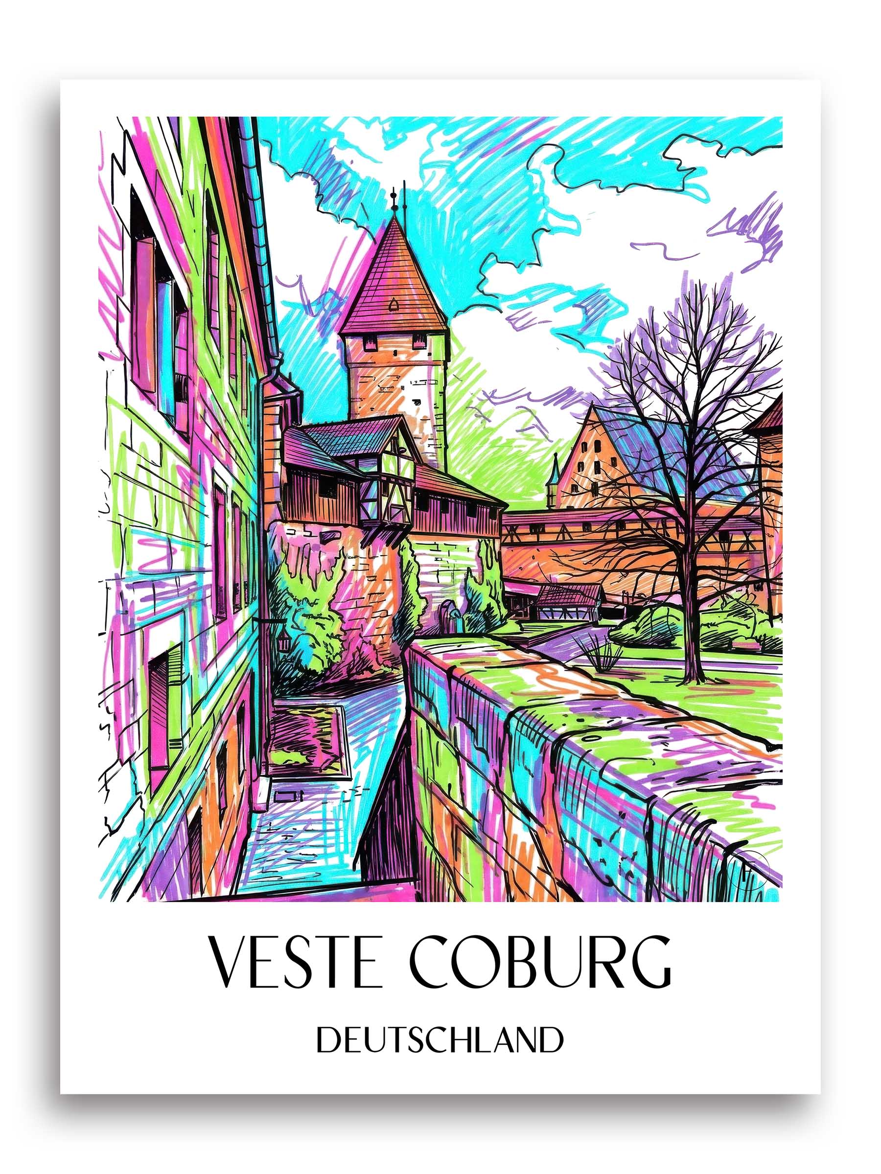 veste-coburg-deutschland-poster-graffiti