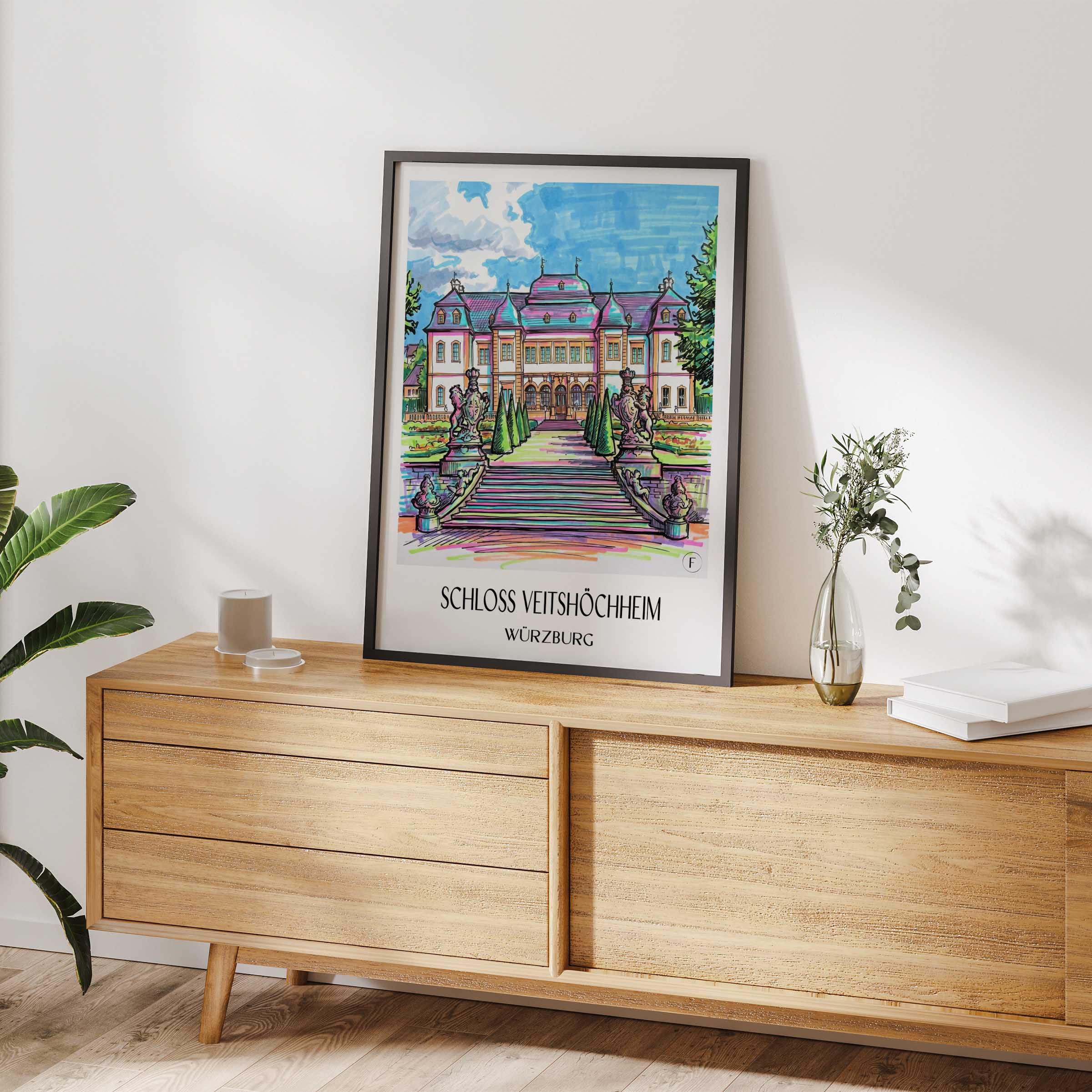 schloss-veitshöchheim-würzburg-deutschland-poster-graffiti