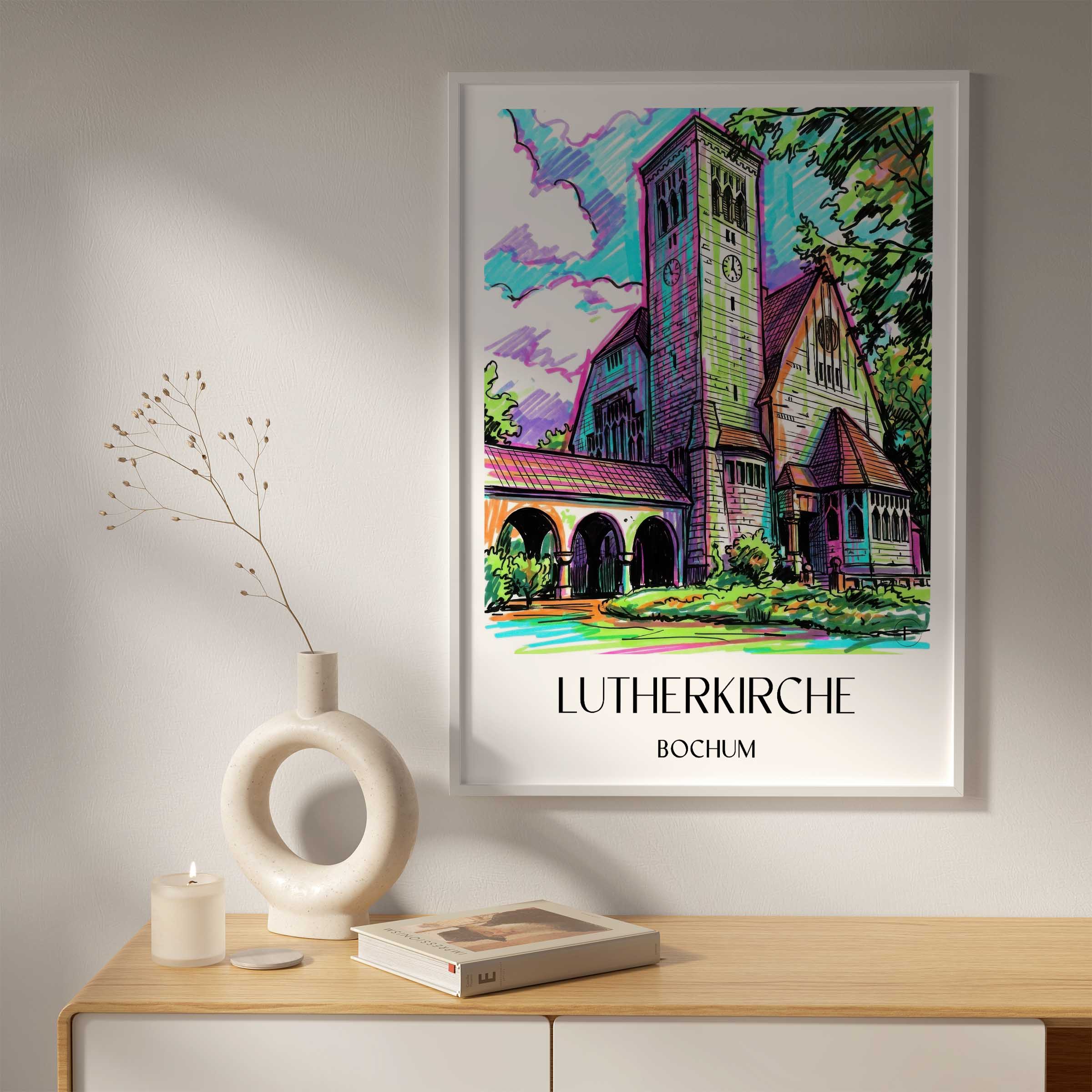 lutherkirche-bochum-deutschland-poster-graffiti