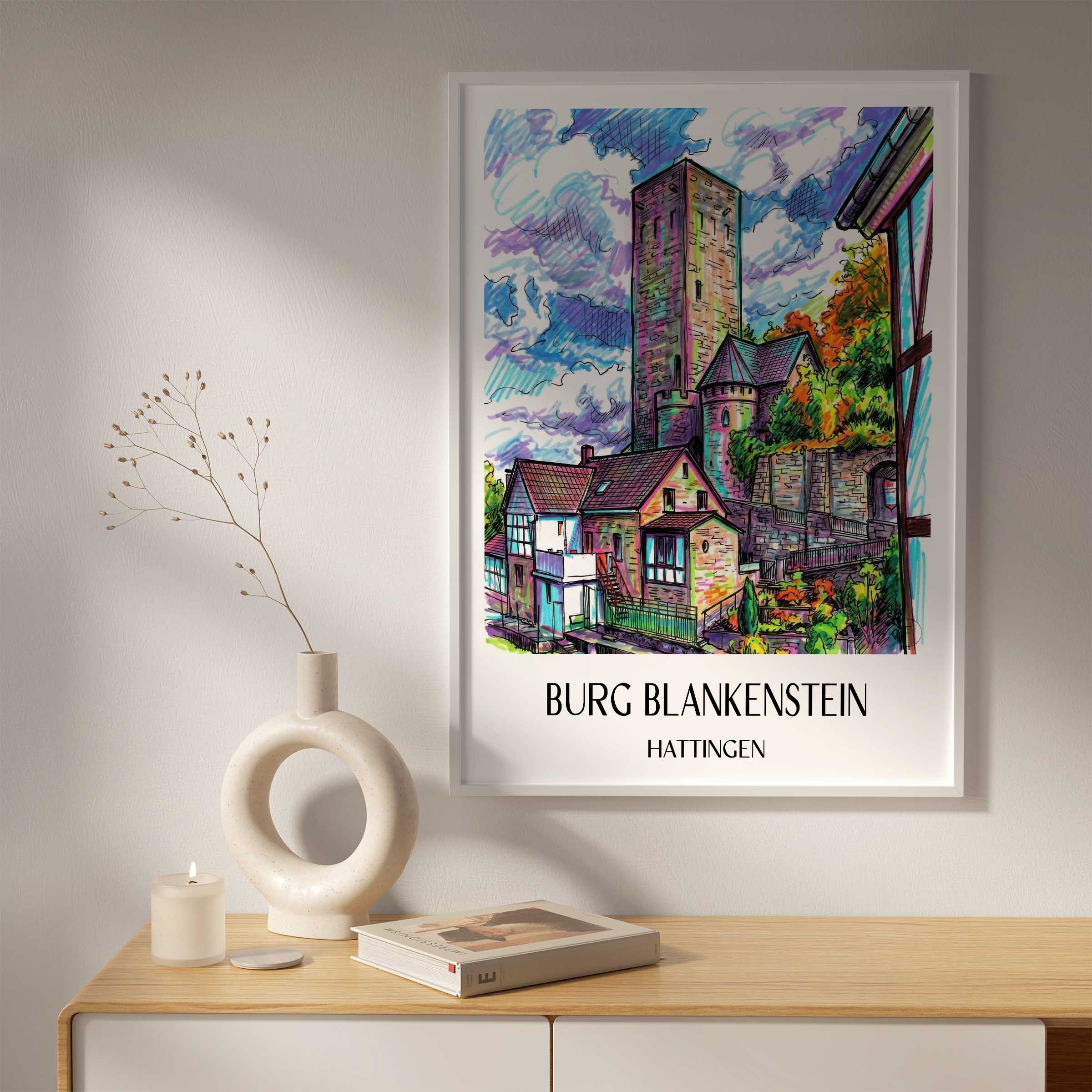 burg-blankenstein-hattingen-deutschland-poster-graffiti