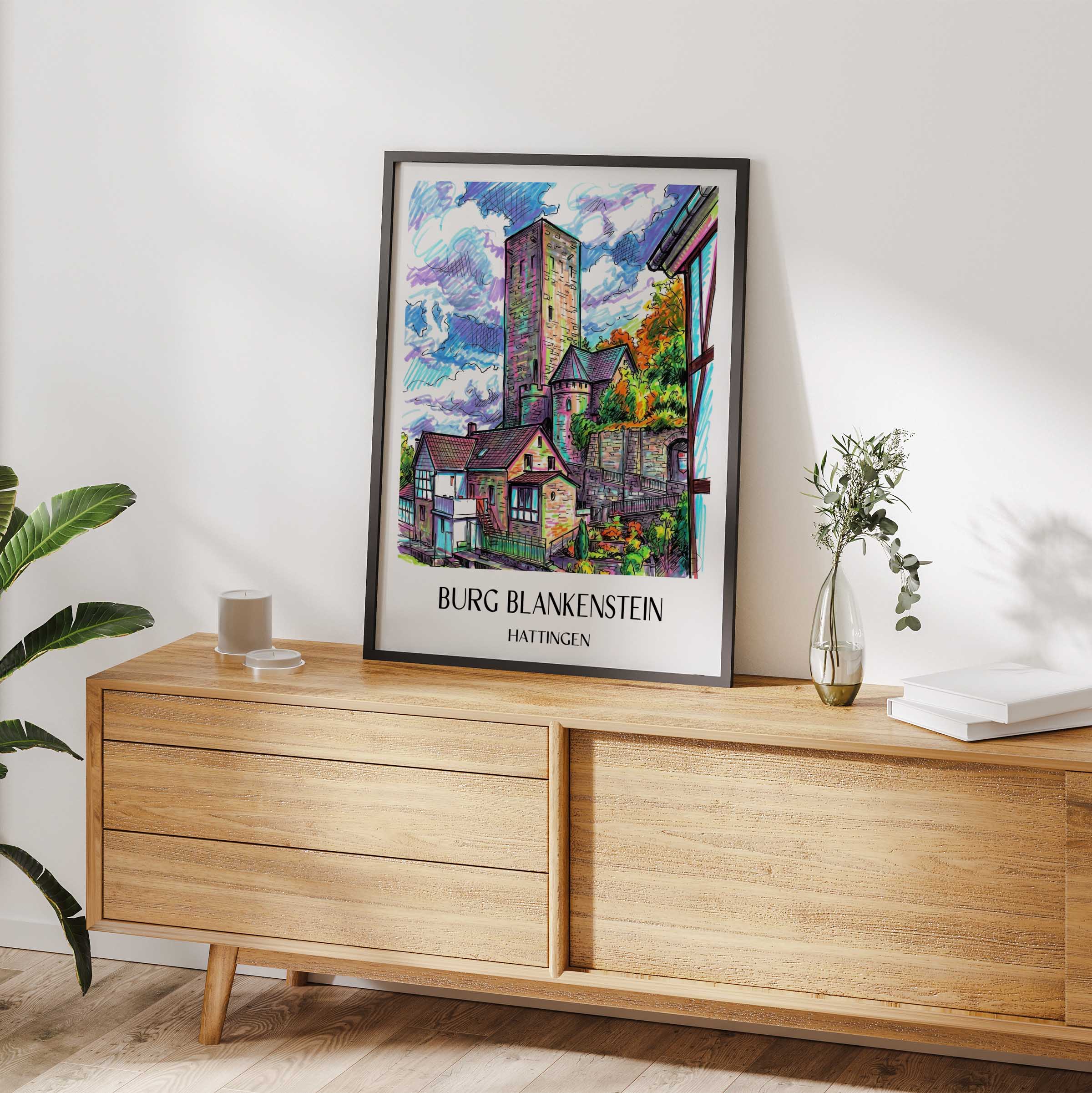 burg-blankenstein-hattingen-deutschland-poster-graffiti