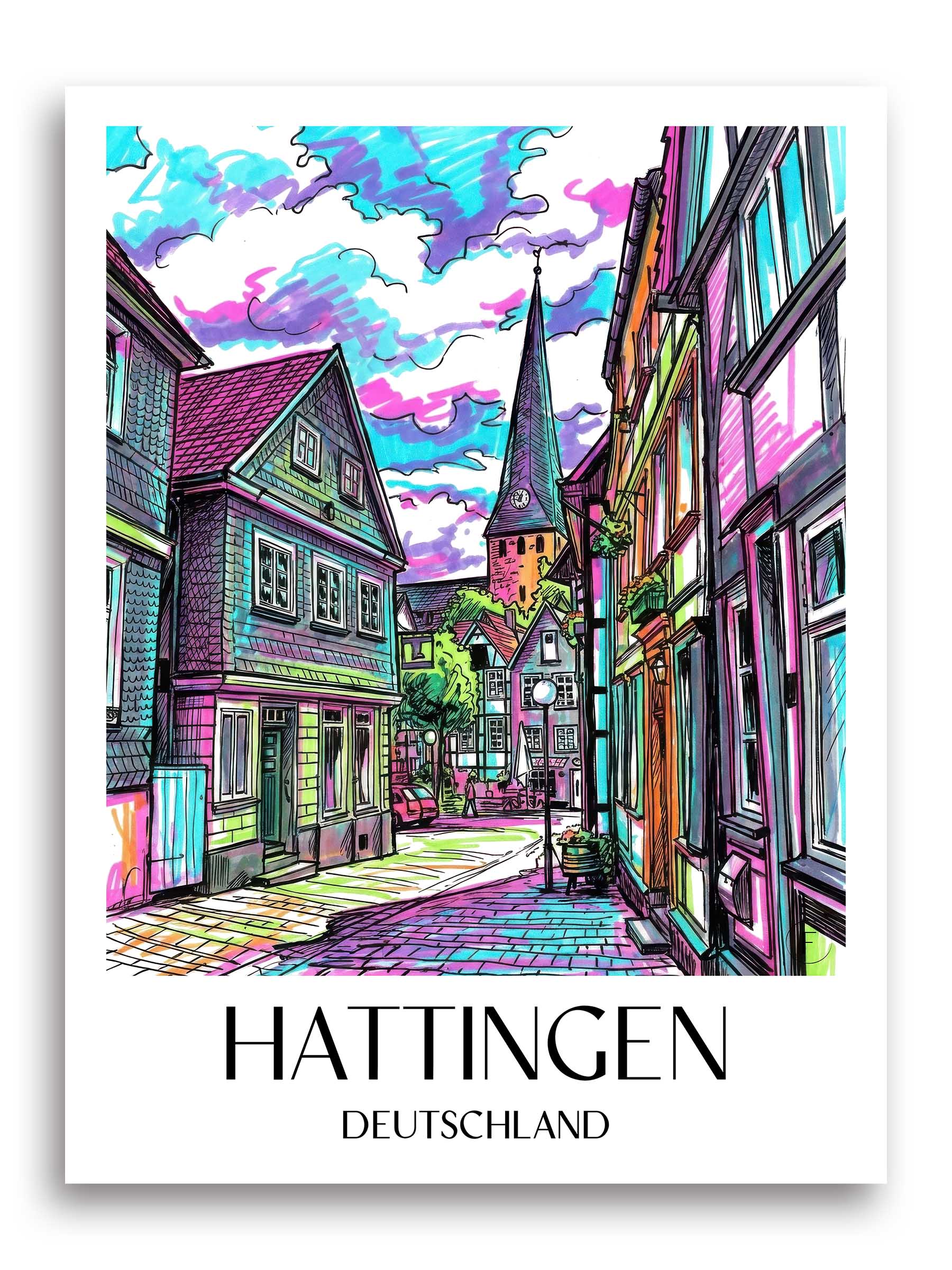 hattingen-deutschland-poster-graffiti