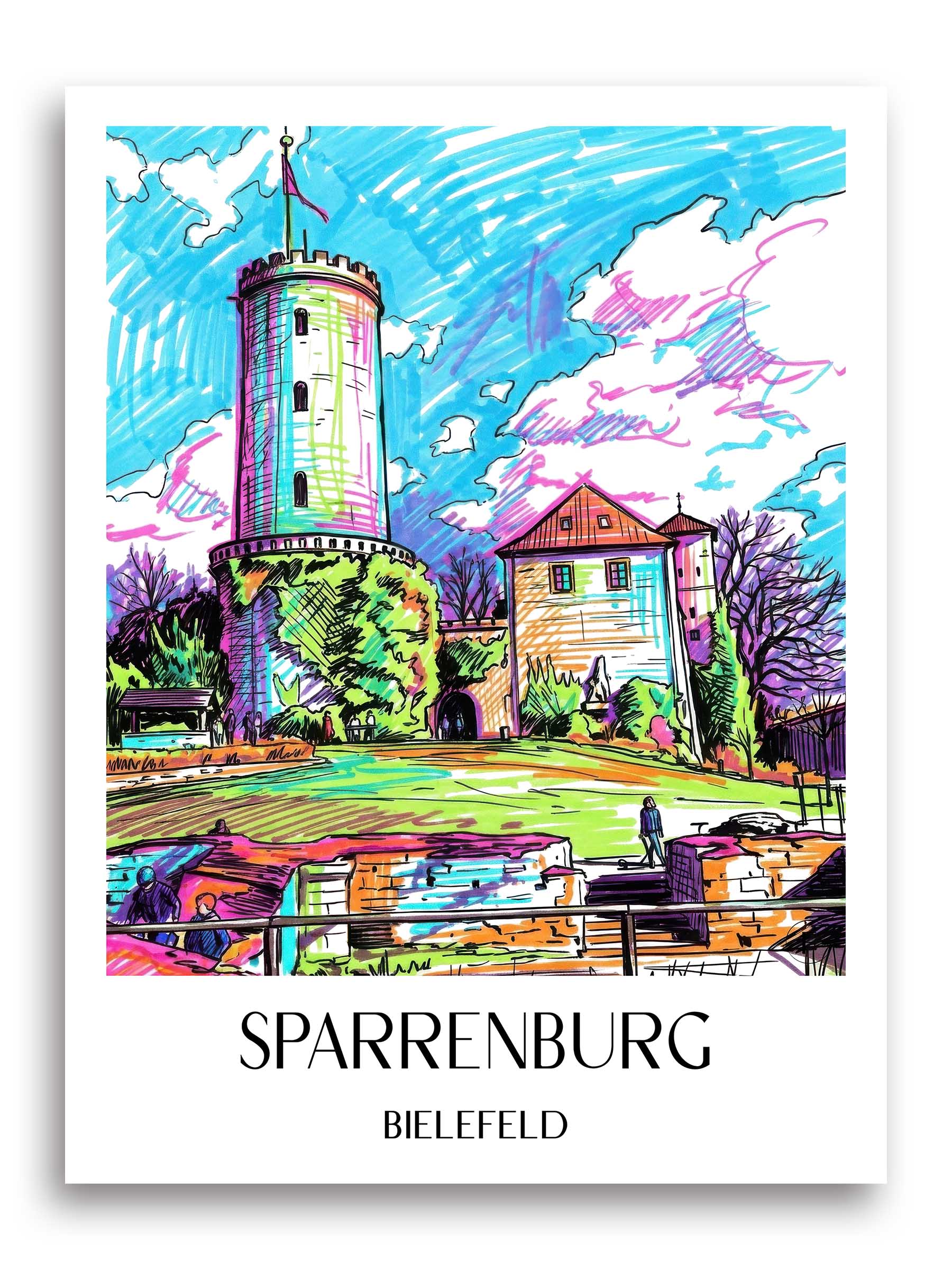sparrenburg-bielefeld-deutschland-poster-graffiti