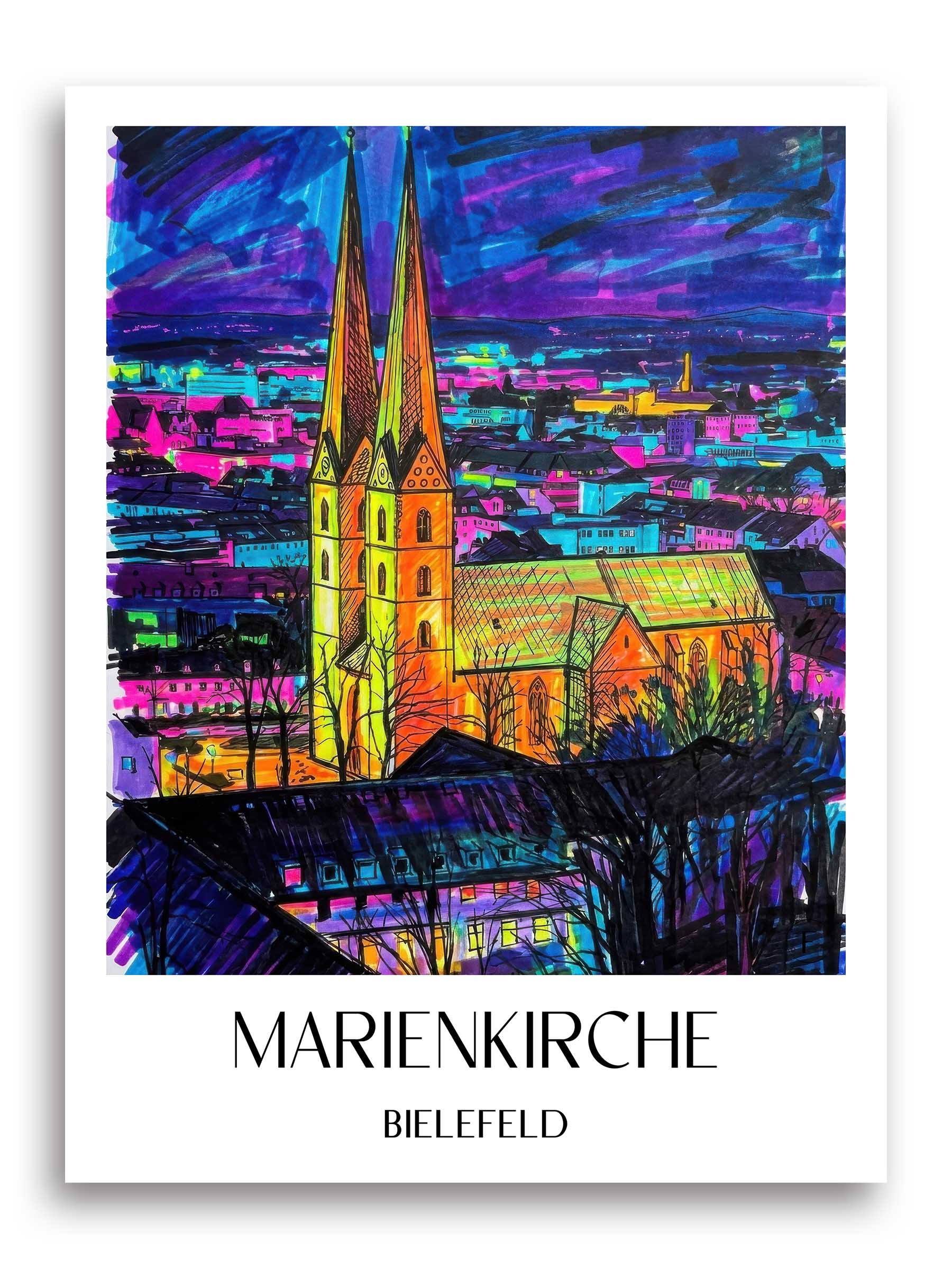 marienkirche-bielefeld-deutschland-poster-graffiti