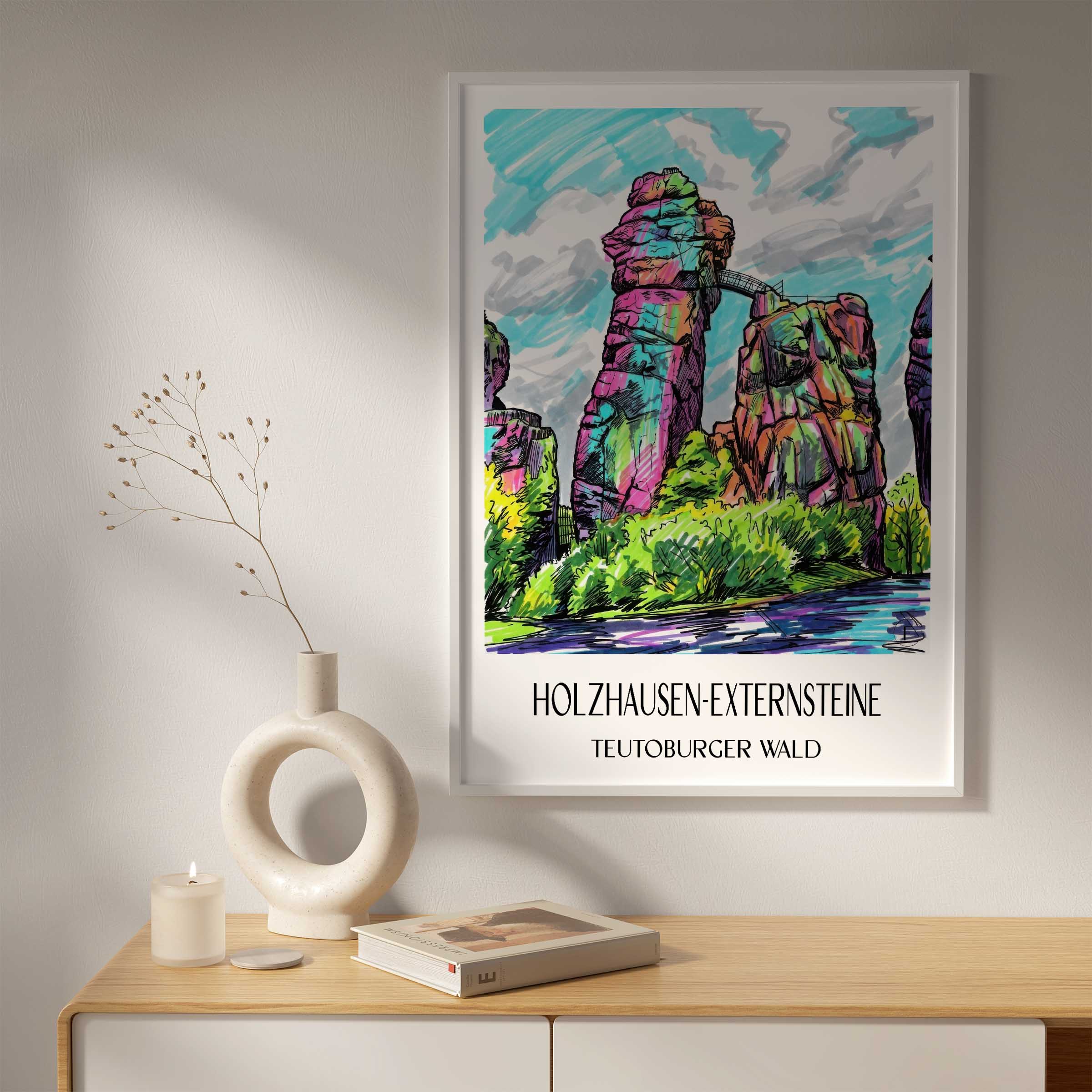 holzhausen-externsteine-teutoburger-wald-deutschland-poster-graffiti