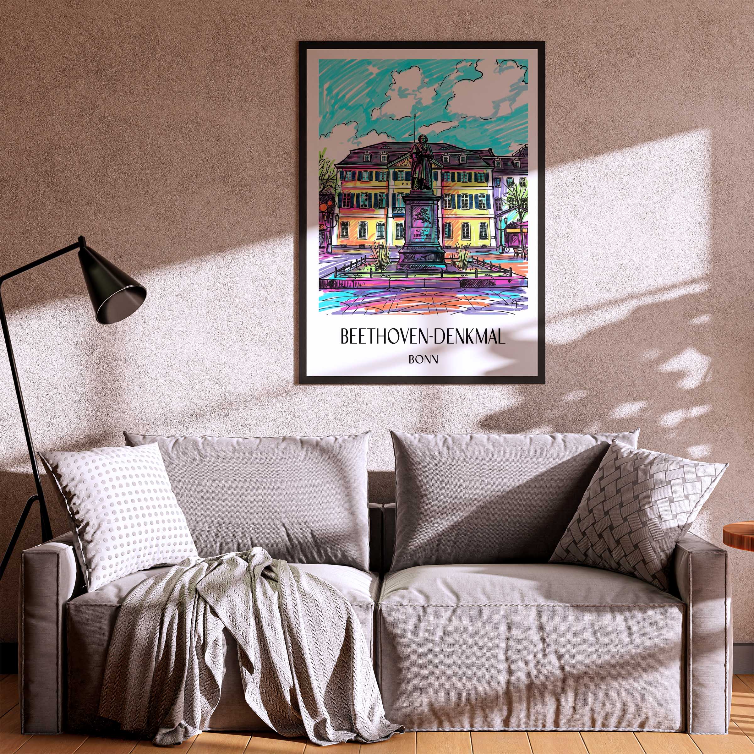 beethoven-denkmal-bonn-deutschland-poster-graffiti