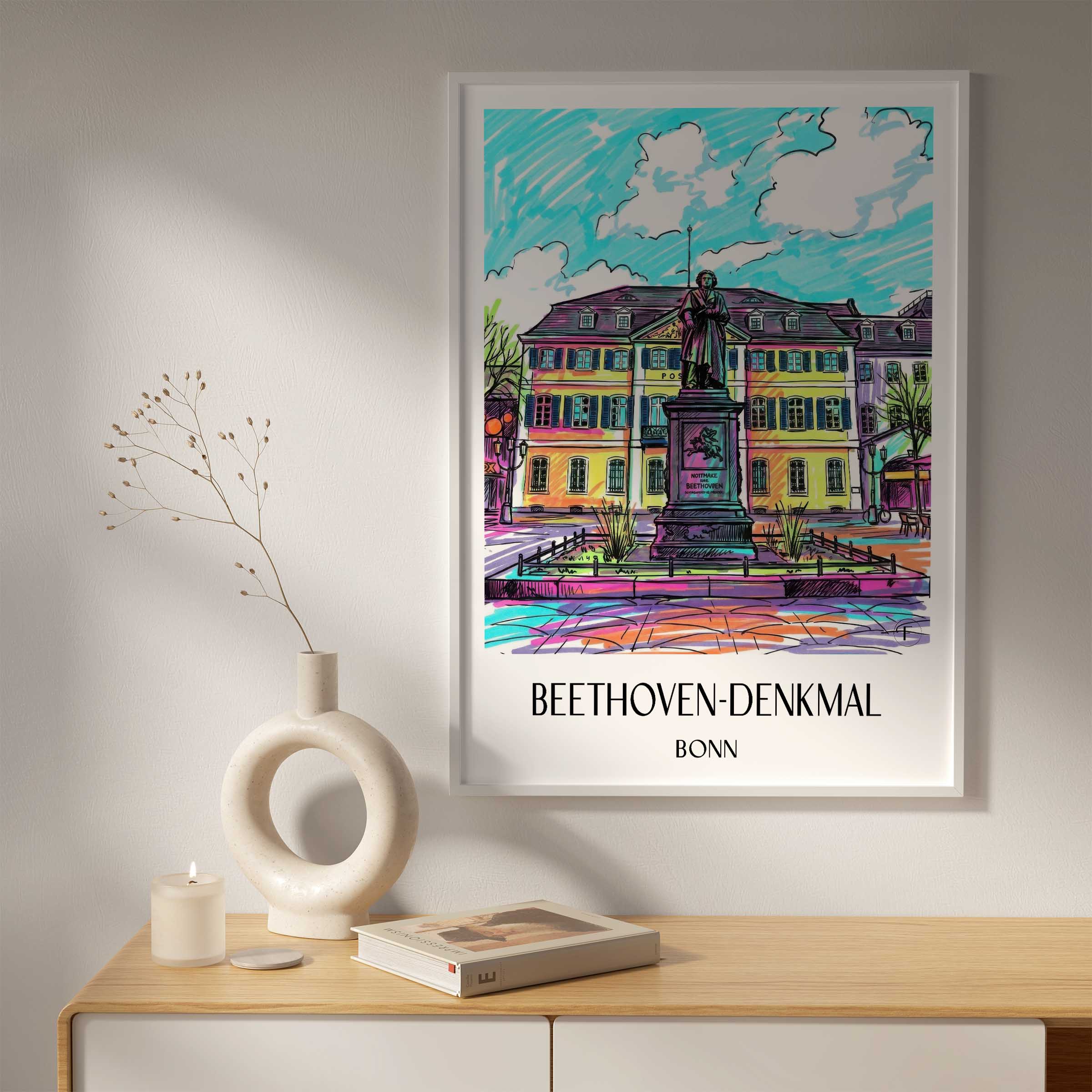 beethoven-denkmal-bonn-deutschland-poster-graffiti