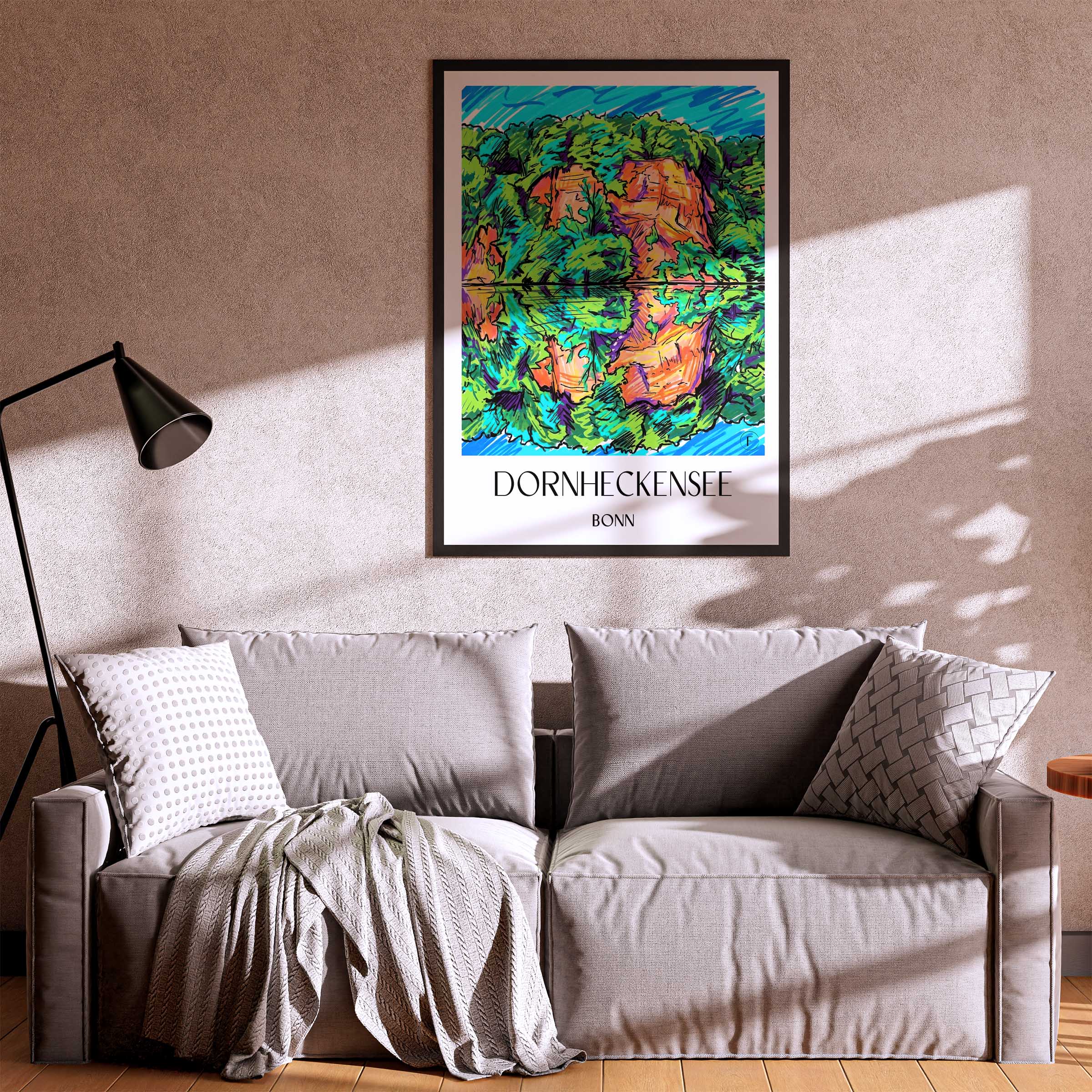 dornheckensee-bonn-deutschland-poster-graffiti