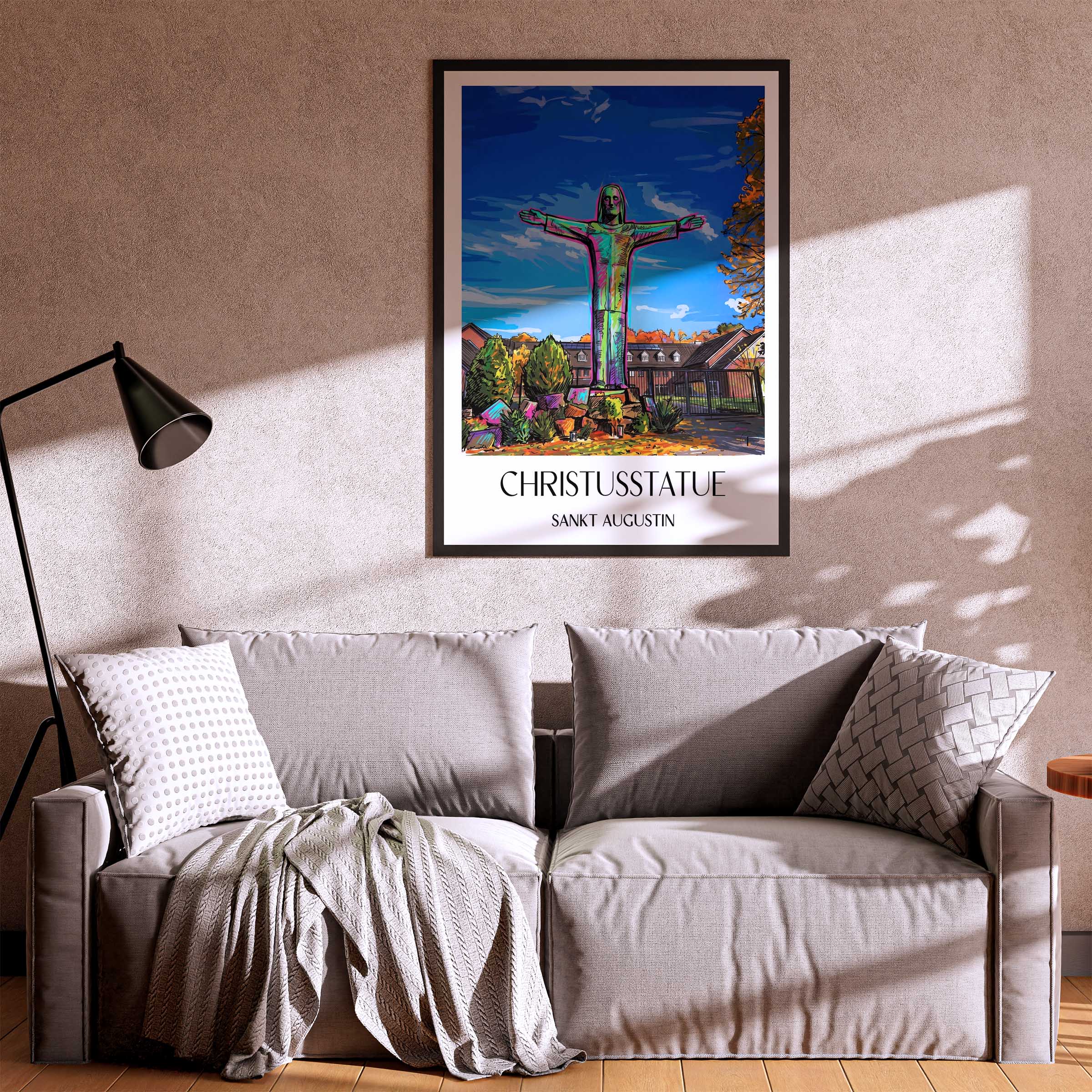 christusstatue-sankt-augustin-deutschland-poster-graffiti
