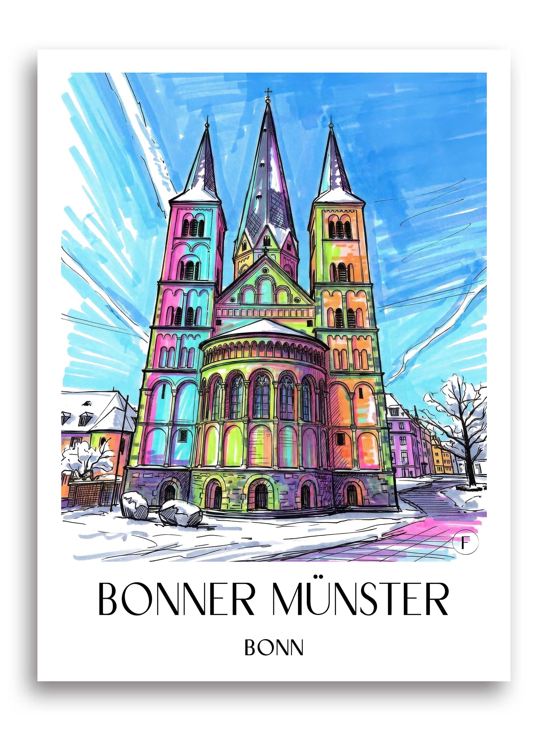 bonner-münster-bonn-deutschland-poster-graffiti