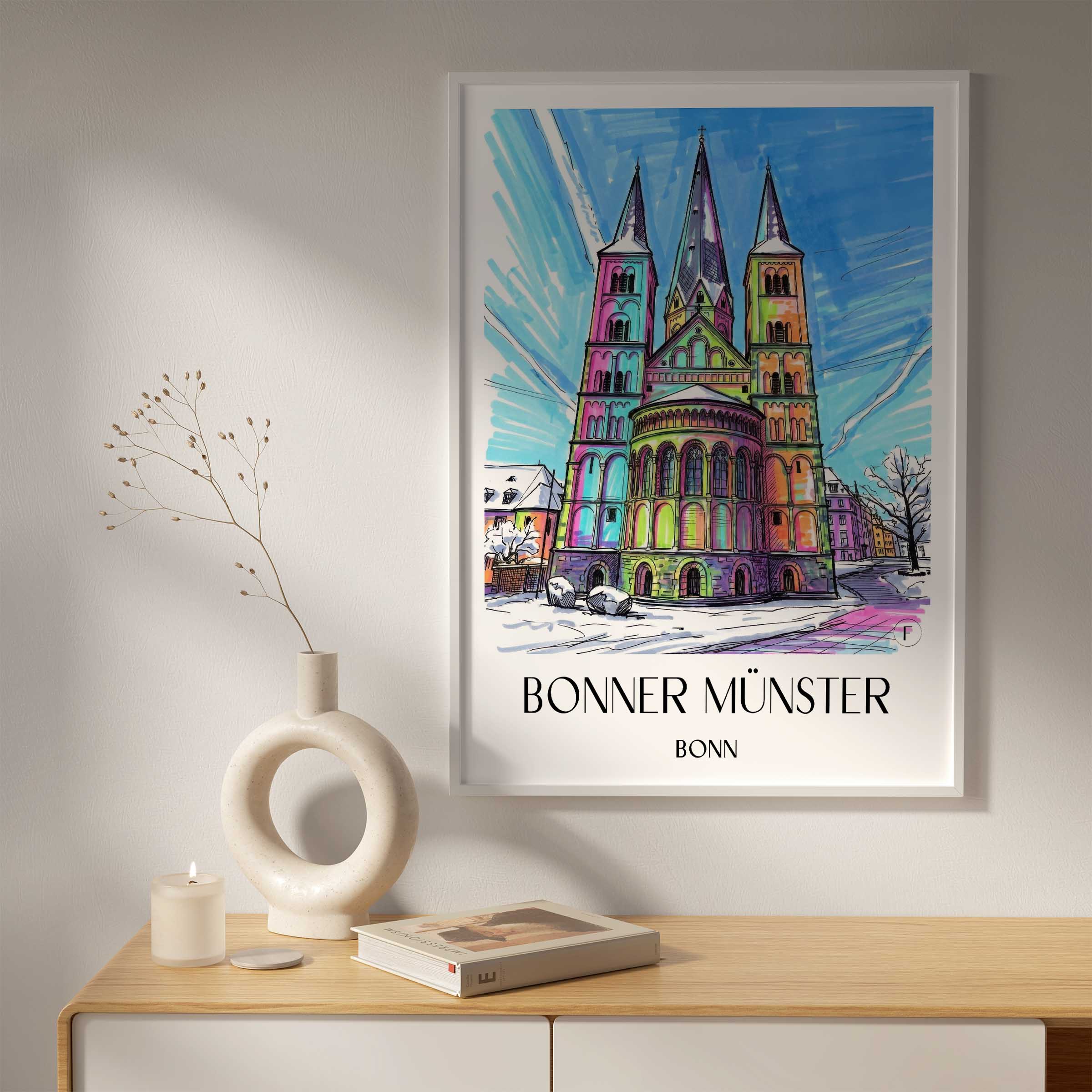 bonner-münster-bonn-deutschland-poster-graffiti