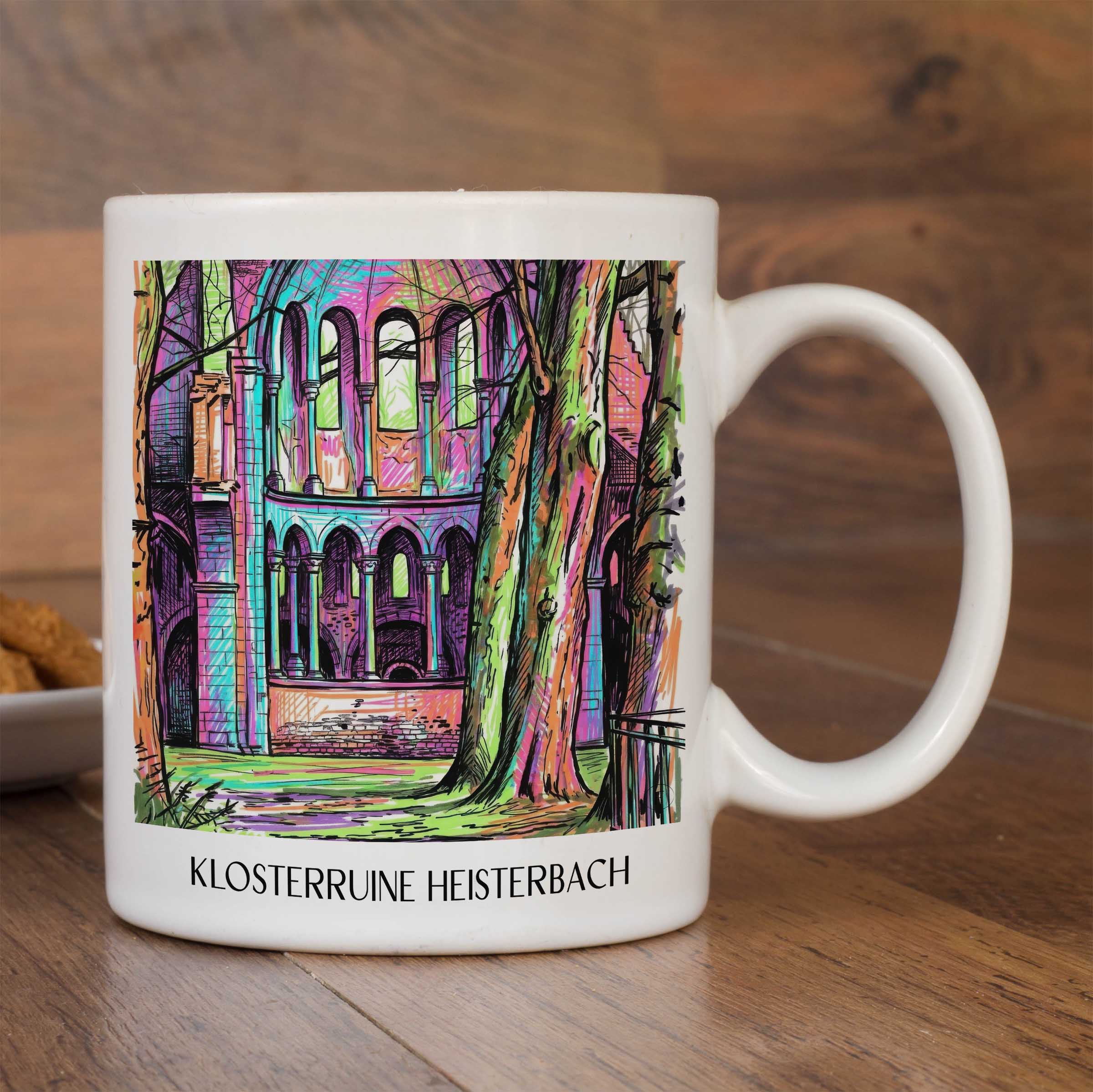 klosterruine-heisterbach-königswinter-deutschland-kaffeebecher-graffiti