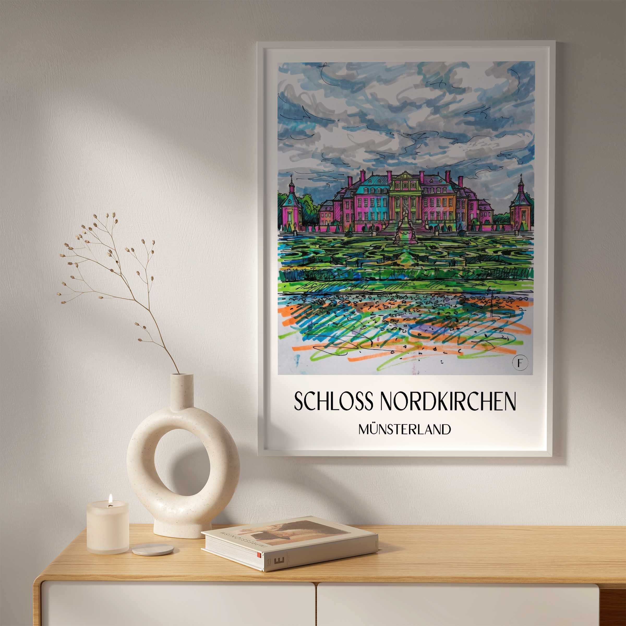schloss-nordkirchen-münsterland-deutschland-poster-graffiti