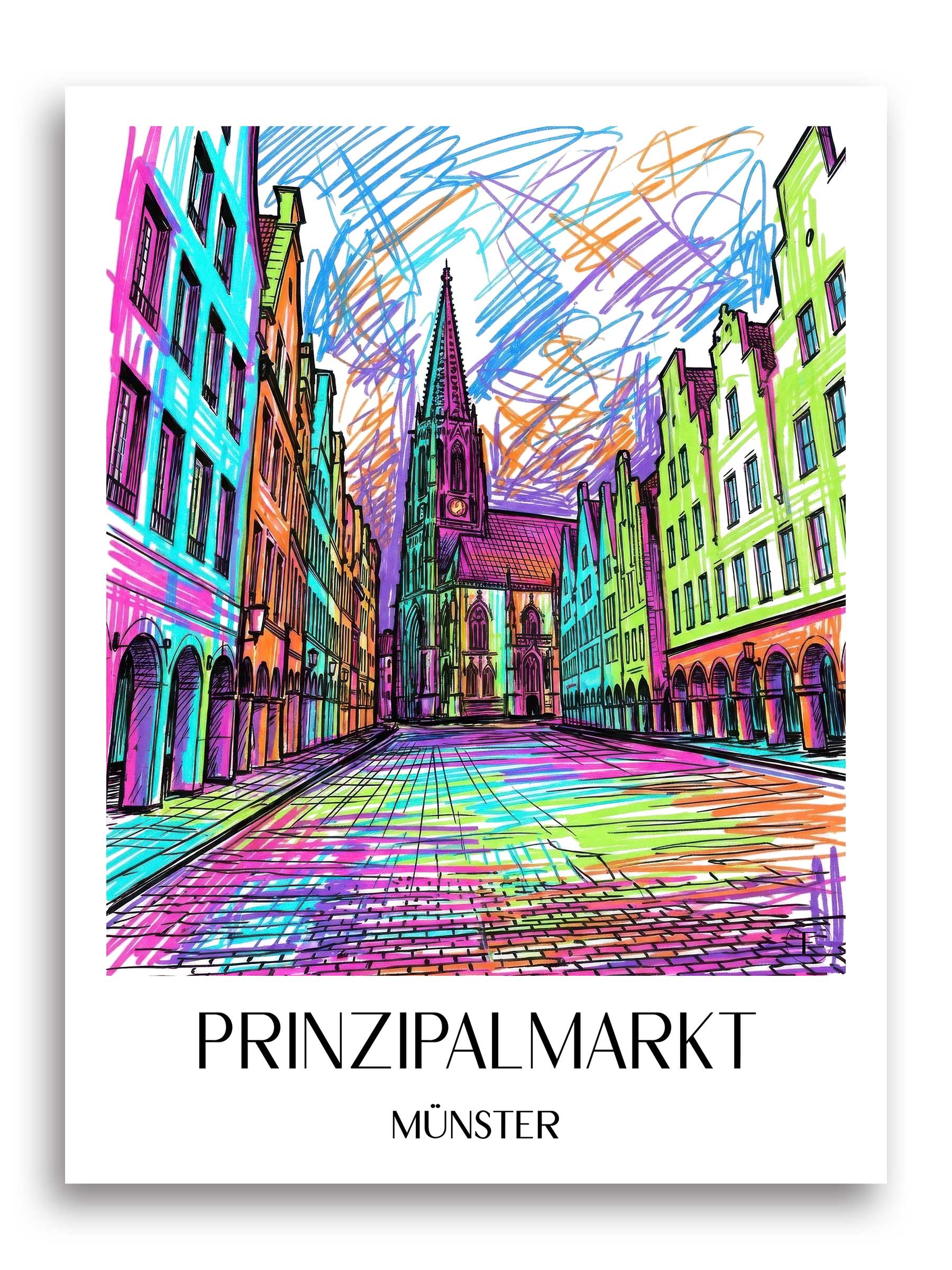 prinzipalmarkt-münster-deutschland-poster-graffiti