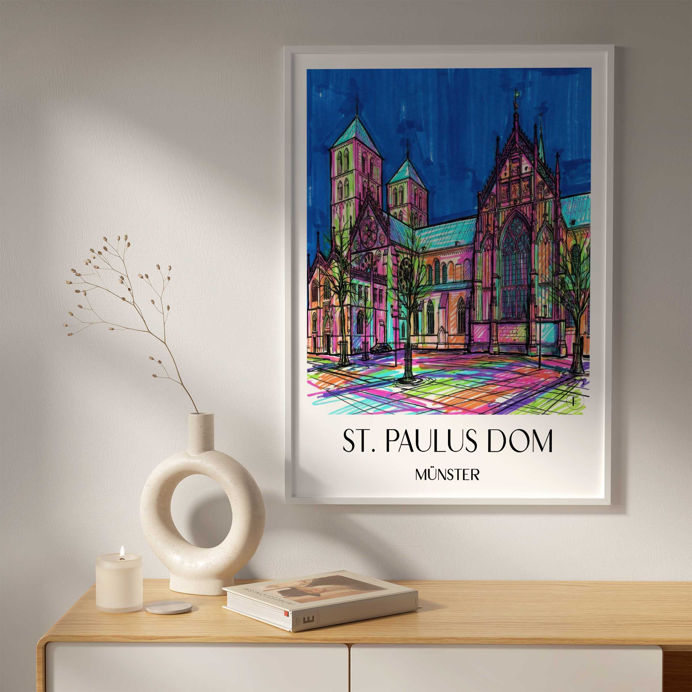 st.-paulus-dom-münster-deutschland-poster-graffiti