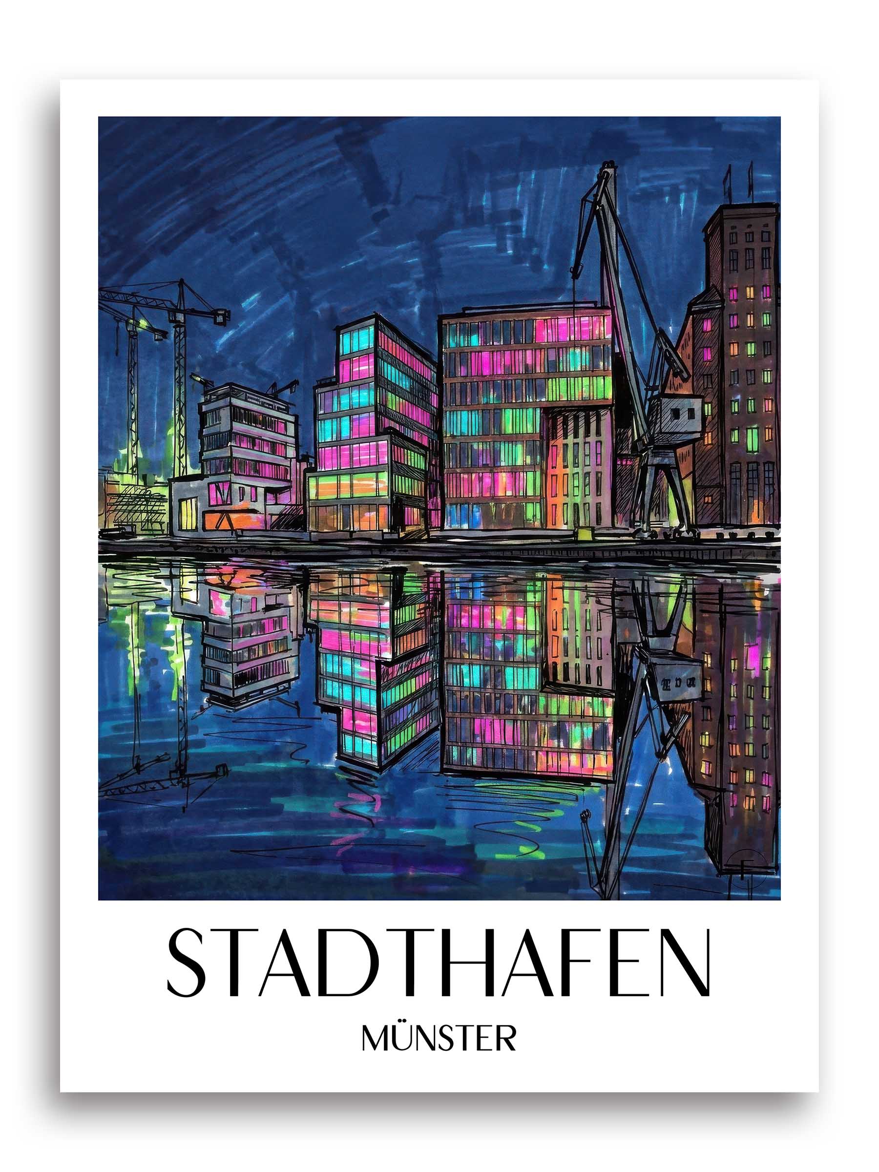 stadthafen-münster-deutschland-poster-graffiti