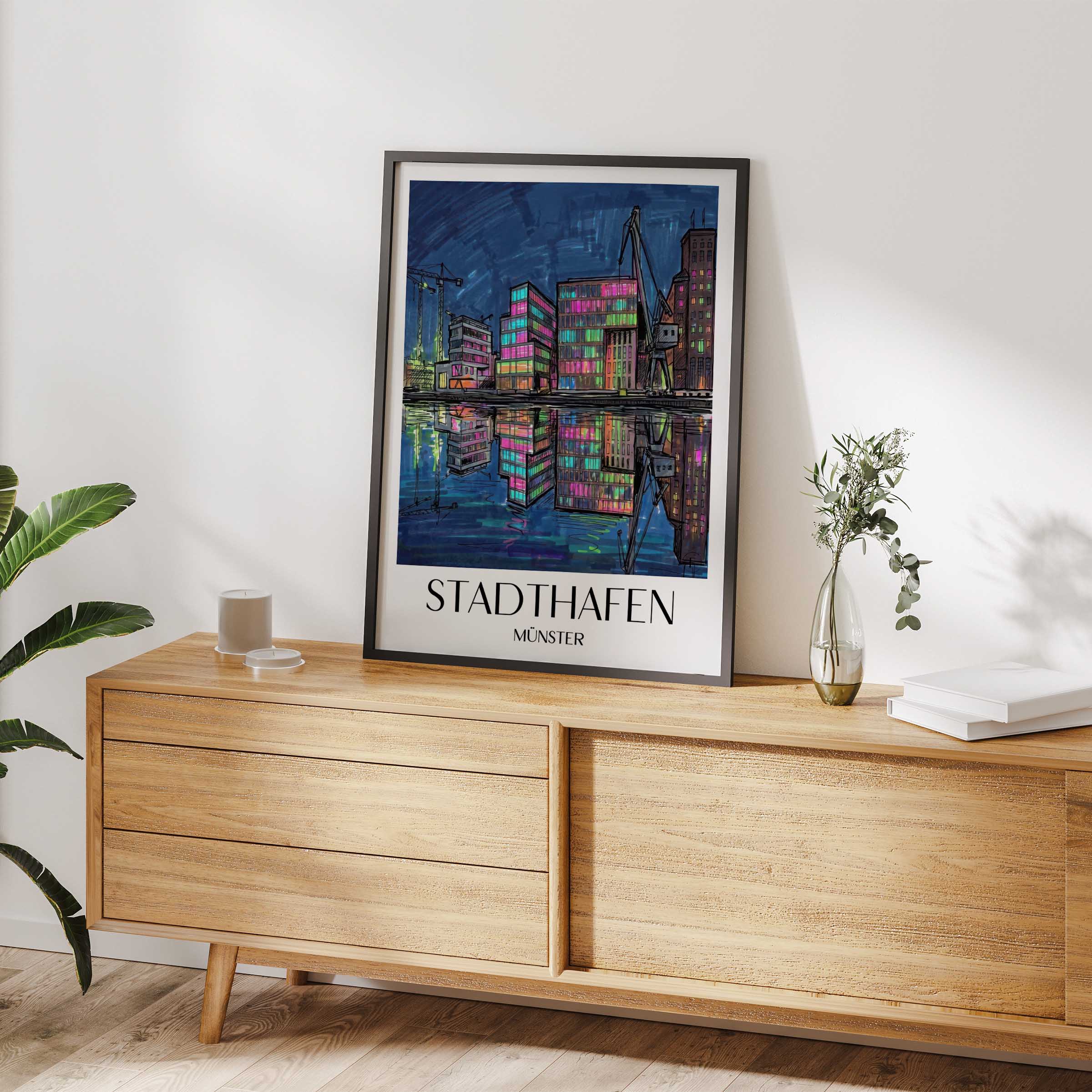 stadthafen-münster-deutschland-poster-graffiti